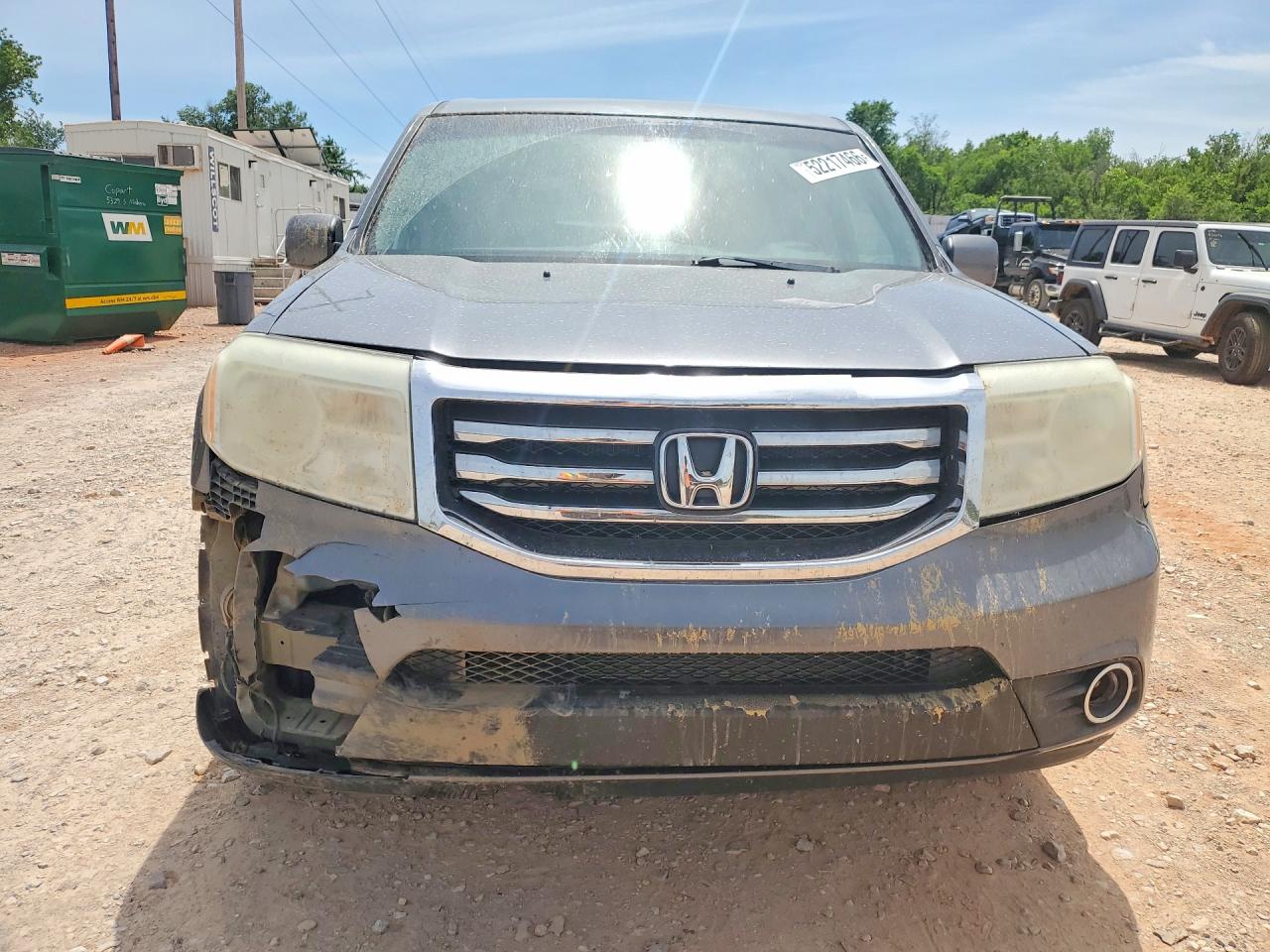 2012 Honda Pilot Ex Серый vin: 5FNYF4H49CB004392