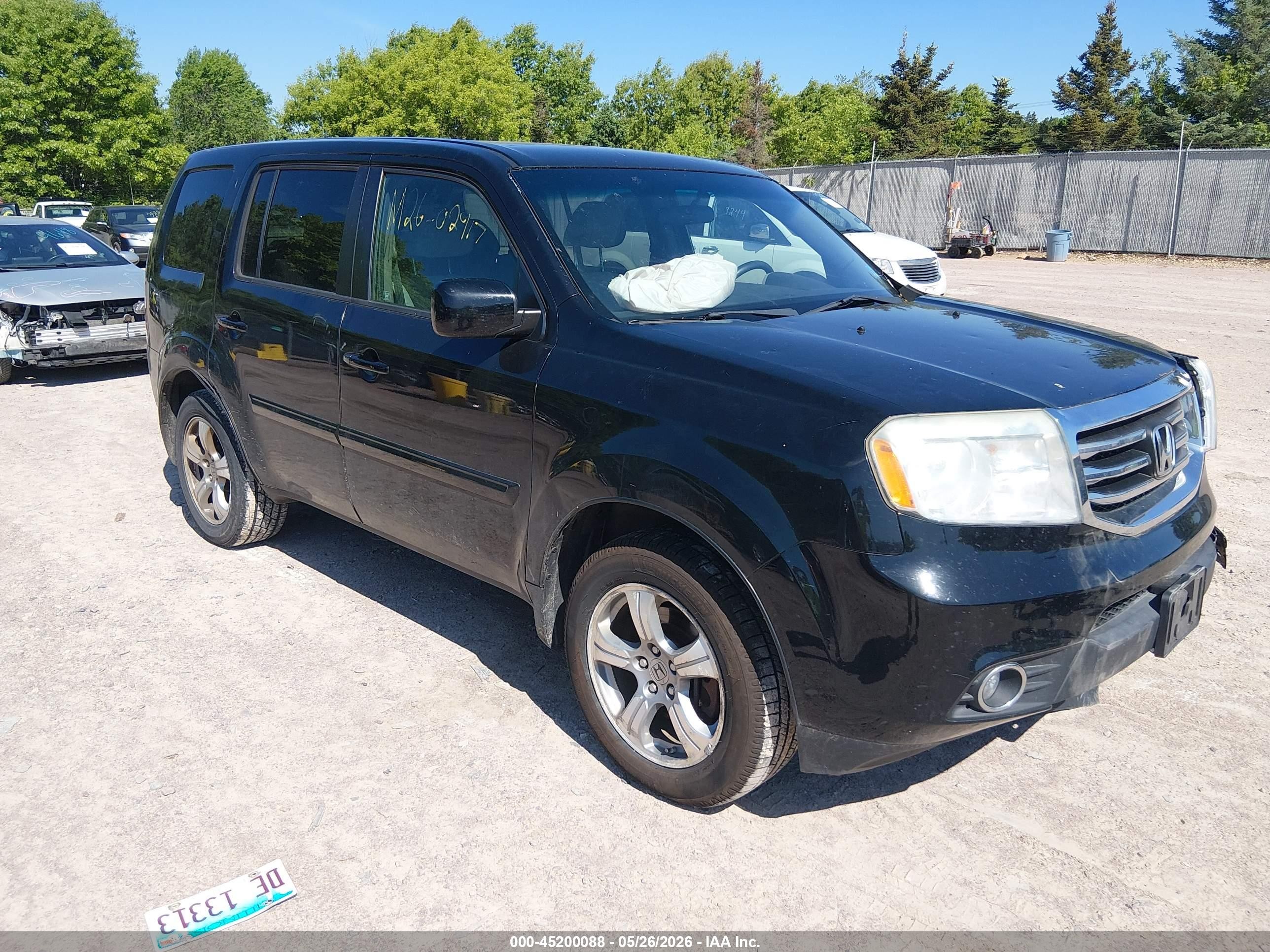 2012 Honda Pilot Ex Черный vin: 5FNYF4H49CB034699
