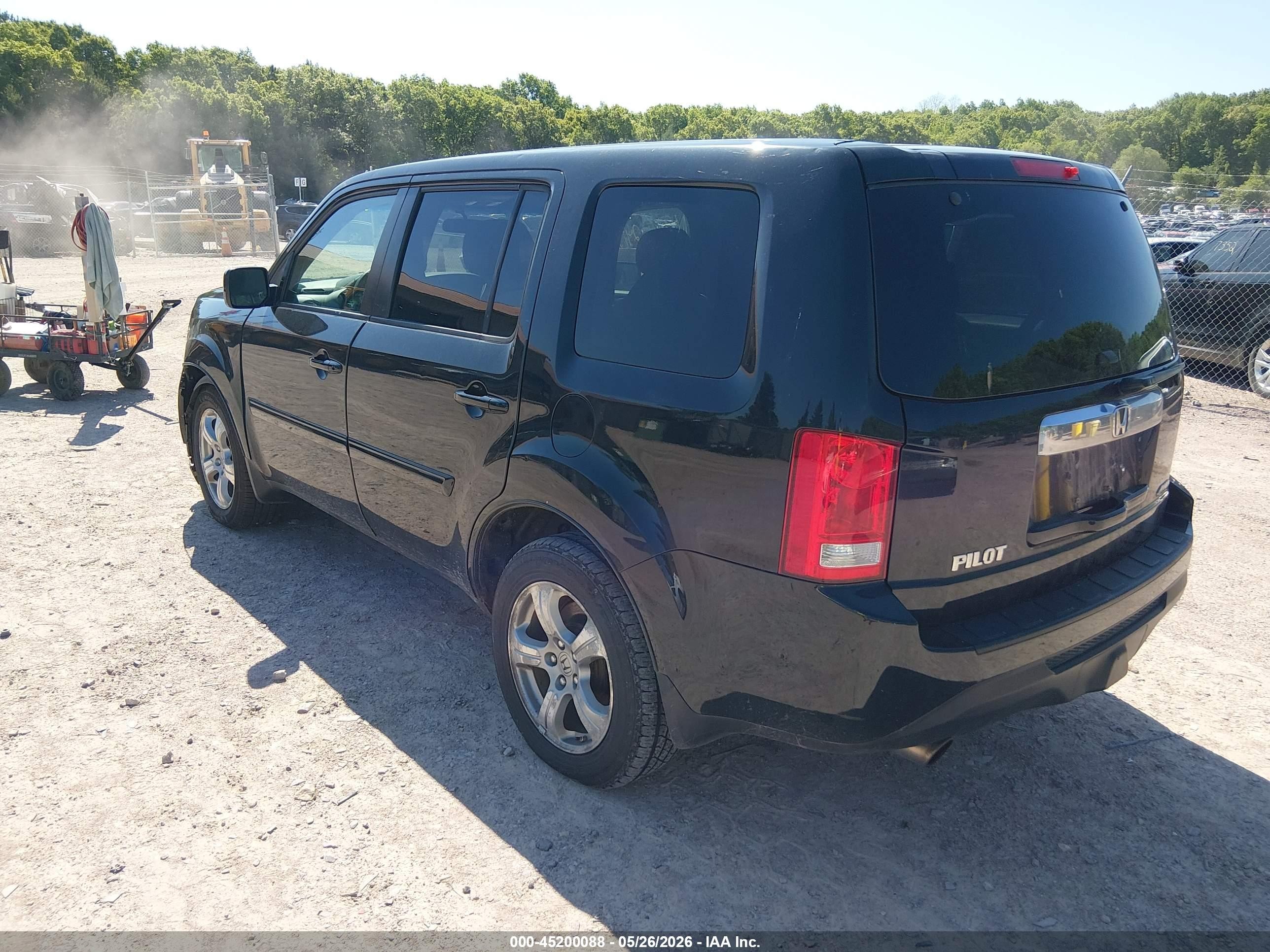 2012 Honda Pilot Ex Черный vin: 5FNYF4H49CB034699