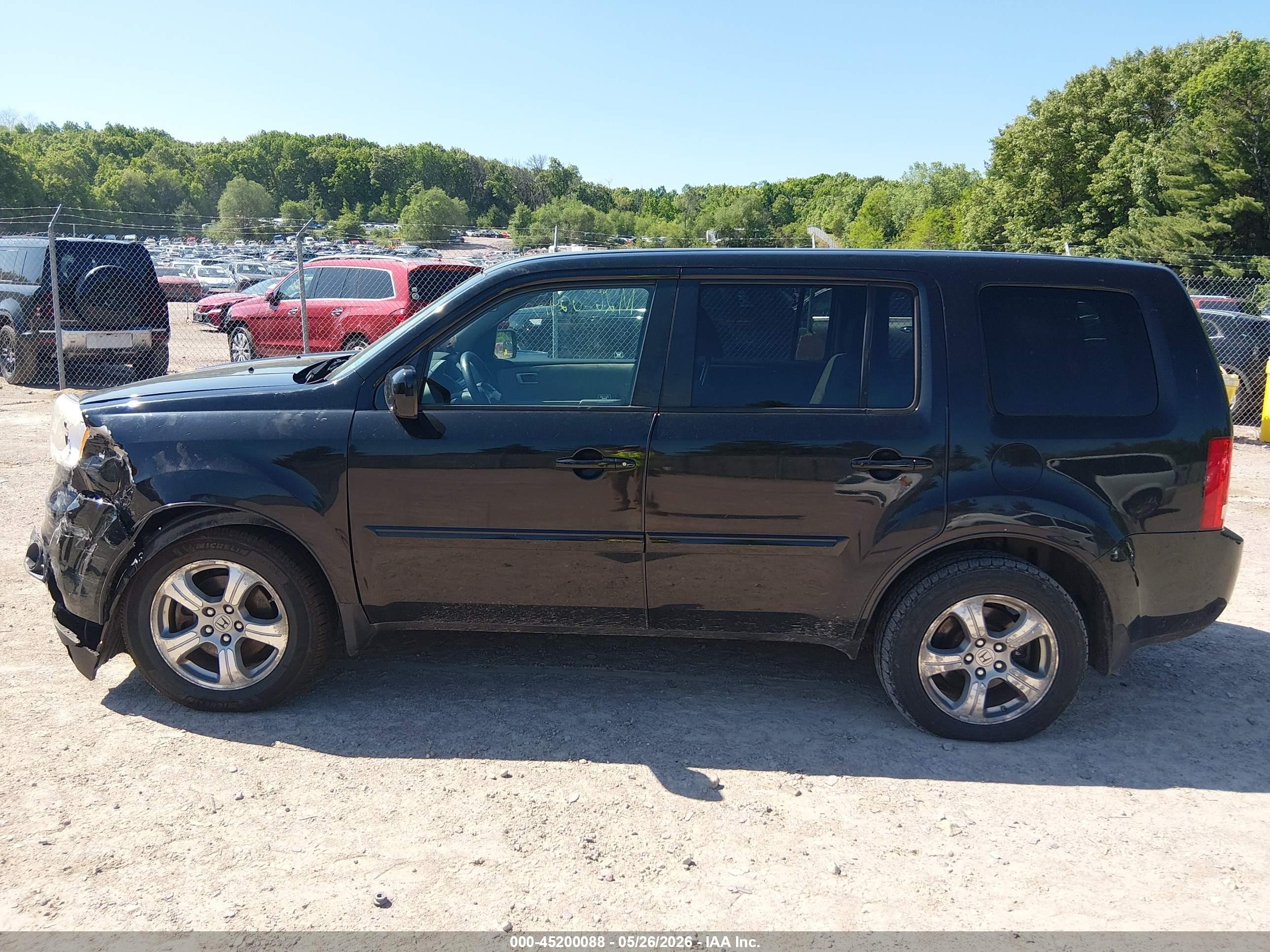 2012 Honda Pilot Ex Черный vin: 5FNYF4H49CB034699