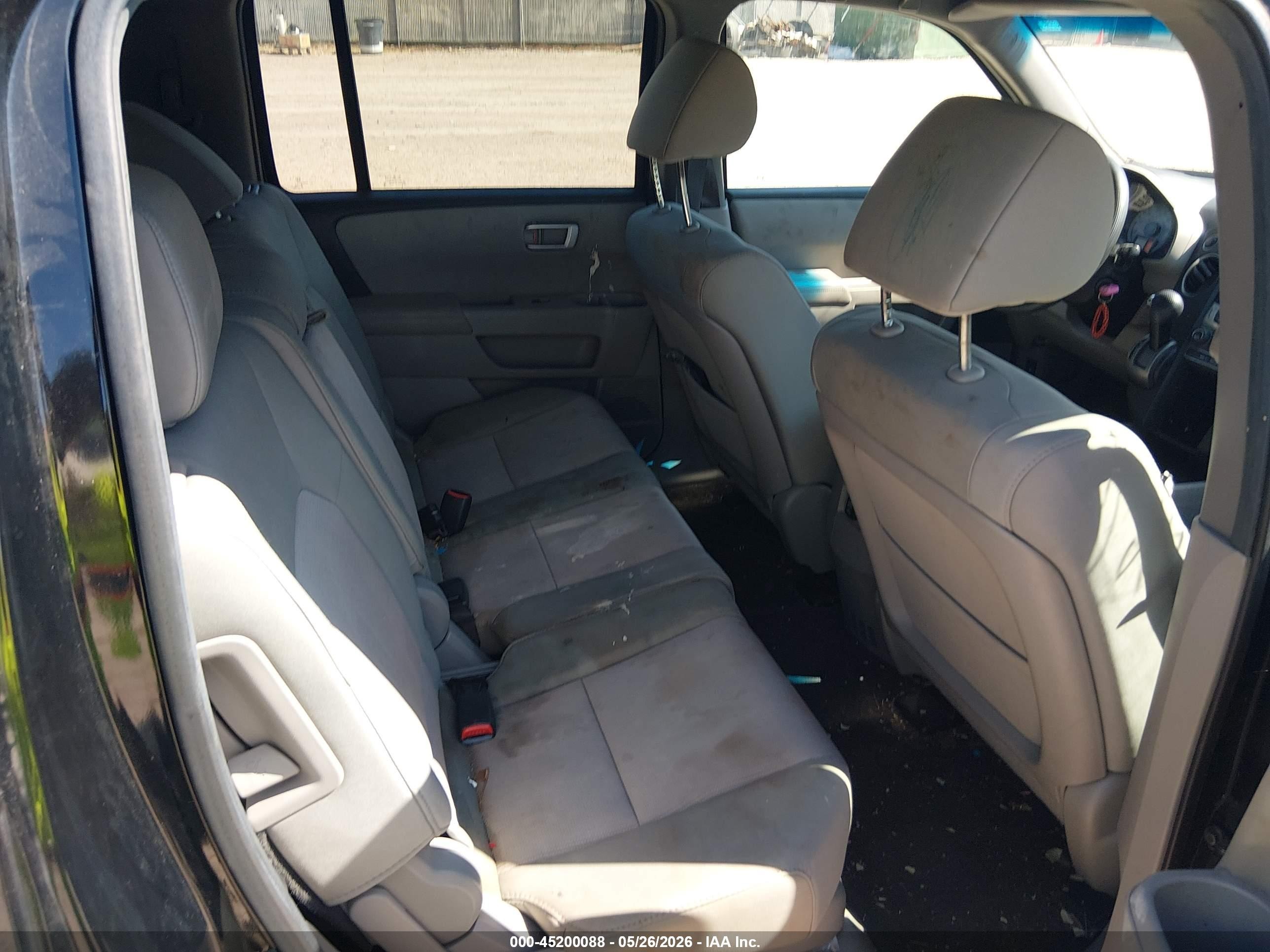 2012 Honda Pilot Ex Черный vin: 5FNYF4H49CB034699