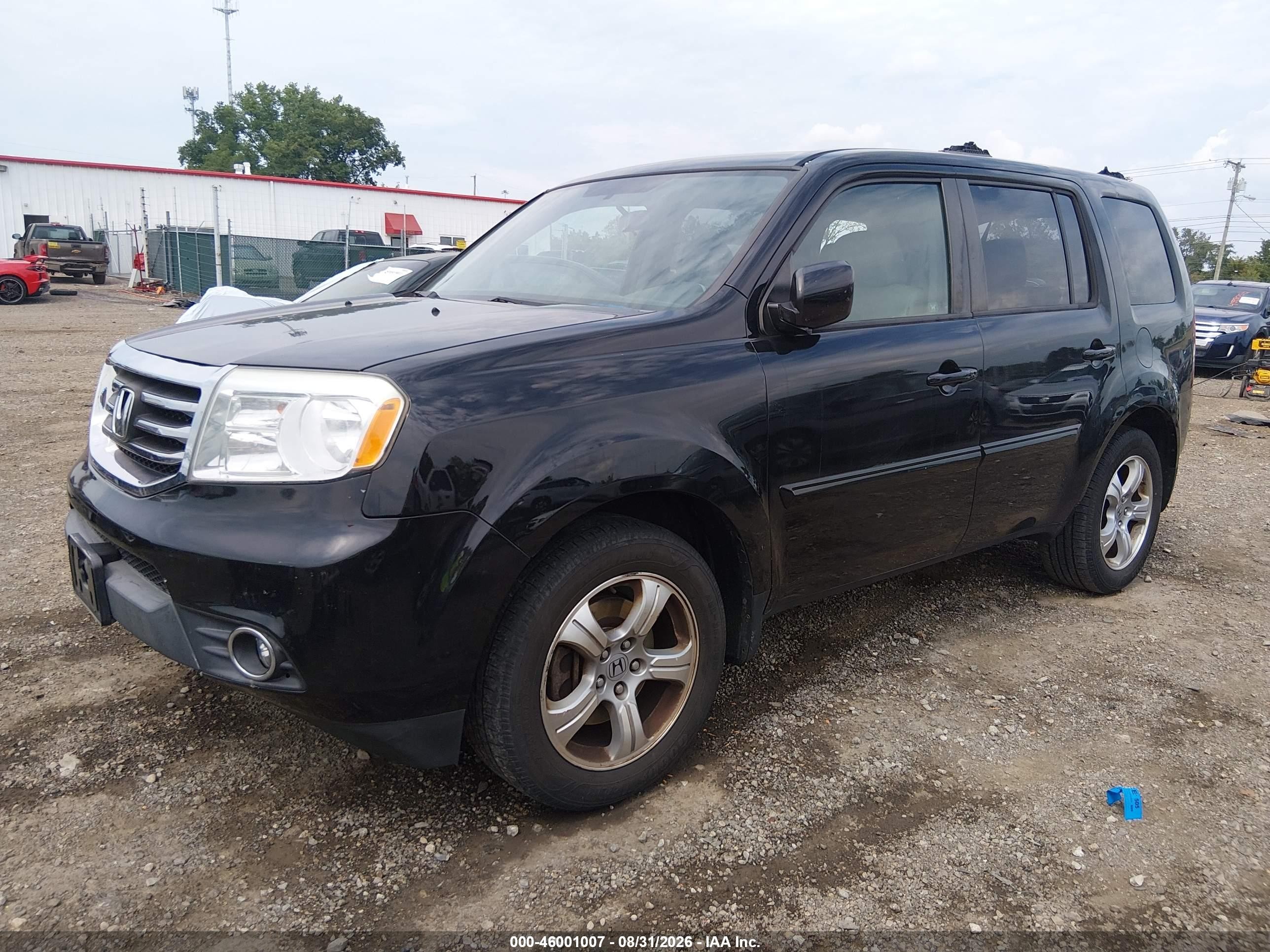 2012 Honda Pilot Ex Черный vin: 5FNYF4H49CB072479