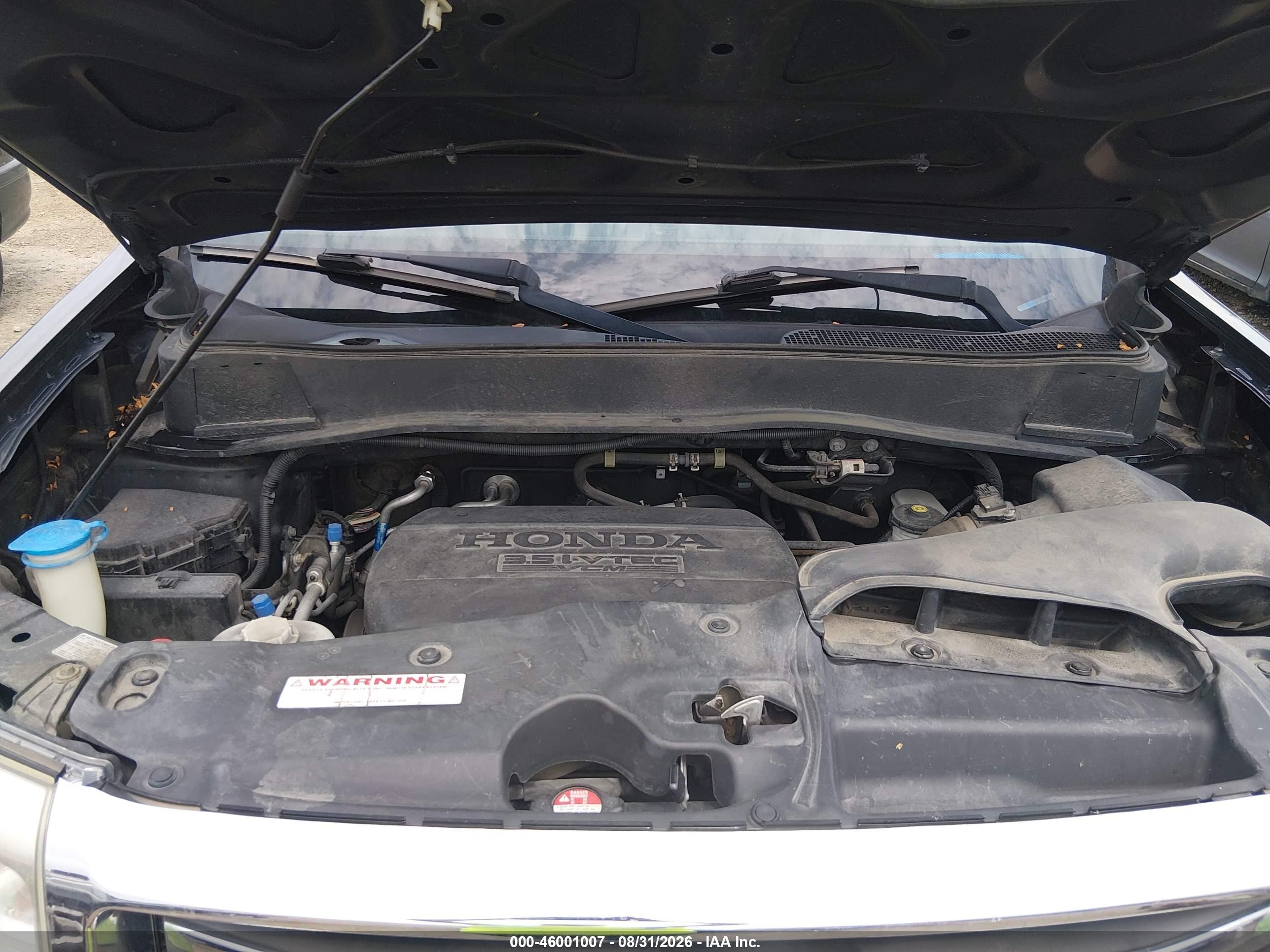 2012 Honda Pilot Ex Черный vin: 5FNYF4H49CB072479