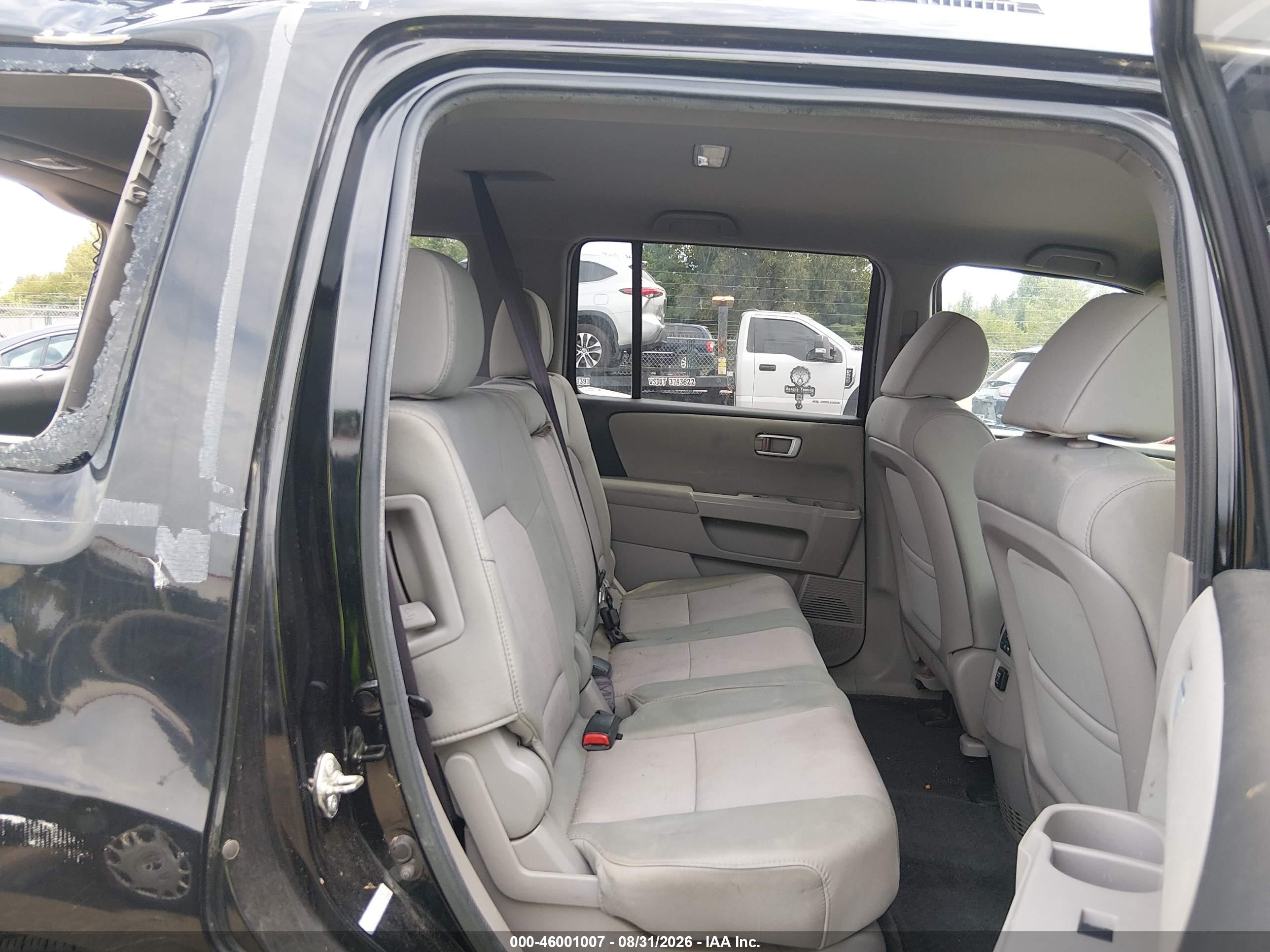 2012 Honda Pilot Ex Черный vin: 5FNYF4H49CB072479