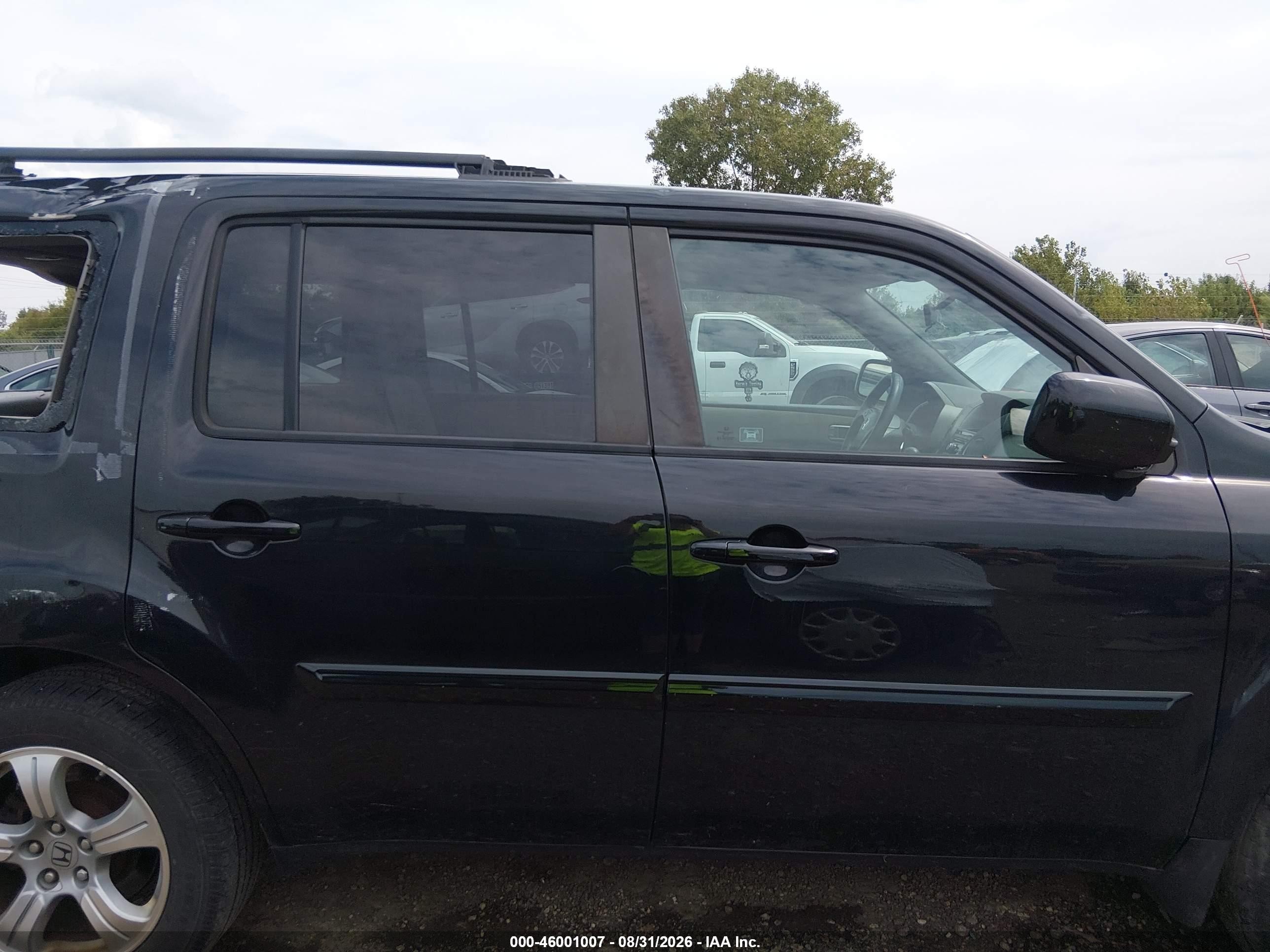 2012 Honda Pilot Ex Черный vin: 5FNYF4H49CB072479