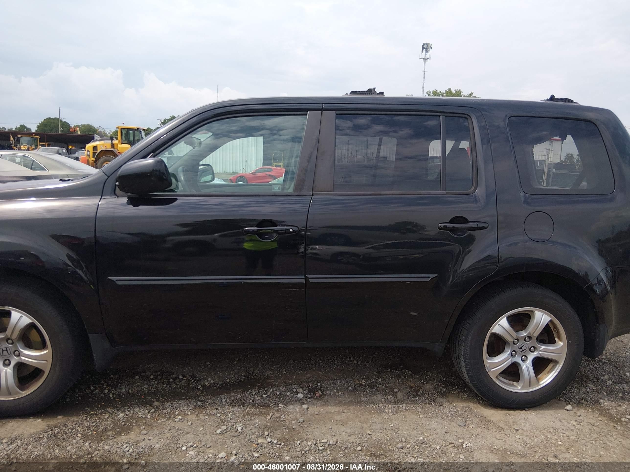 2012 Honda Pilot Ex Черный vin: 5FNYF4H49CB072479