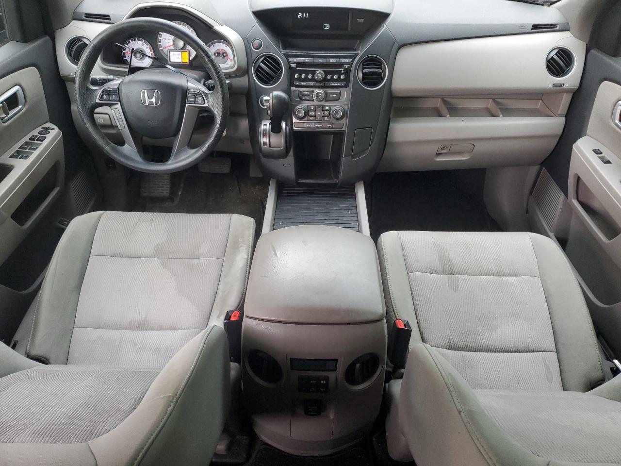 2012 Honda Pilot Ex Gray vin: 5FNYF4H49CB072725