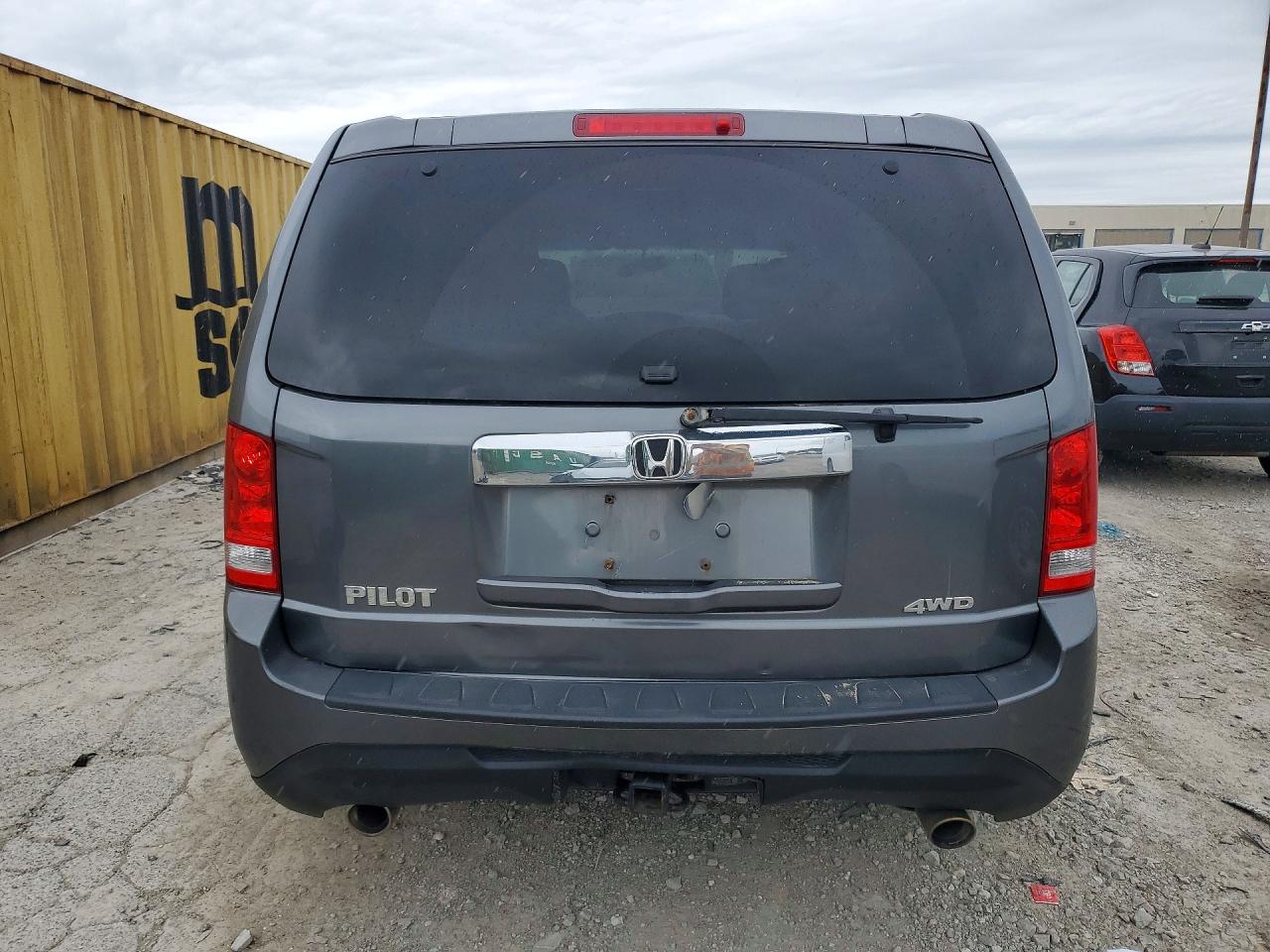 2012 Honda Pilot Ex Gray vin: 5FNYF4H49CB072725