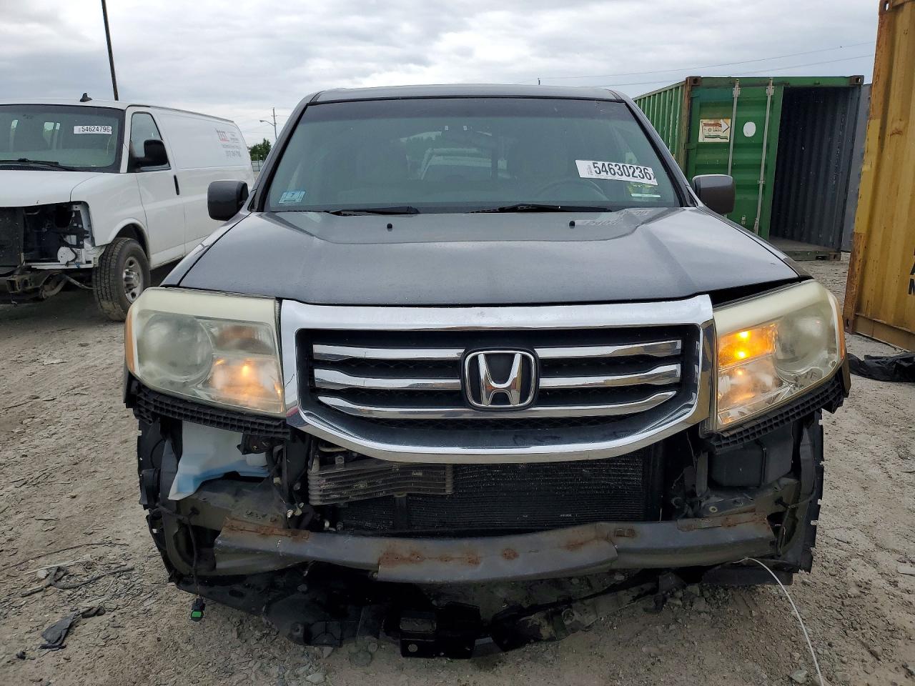 2012 Honda Pilot Ex Gray vin: 5FNYF4H49CB072725