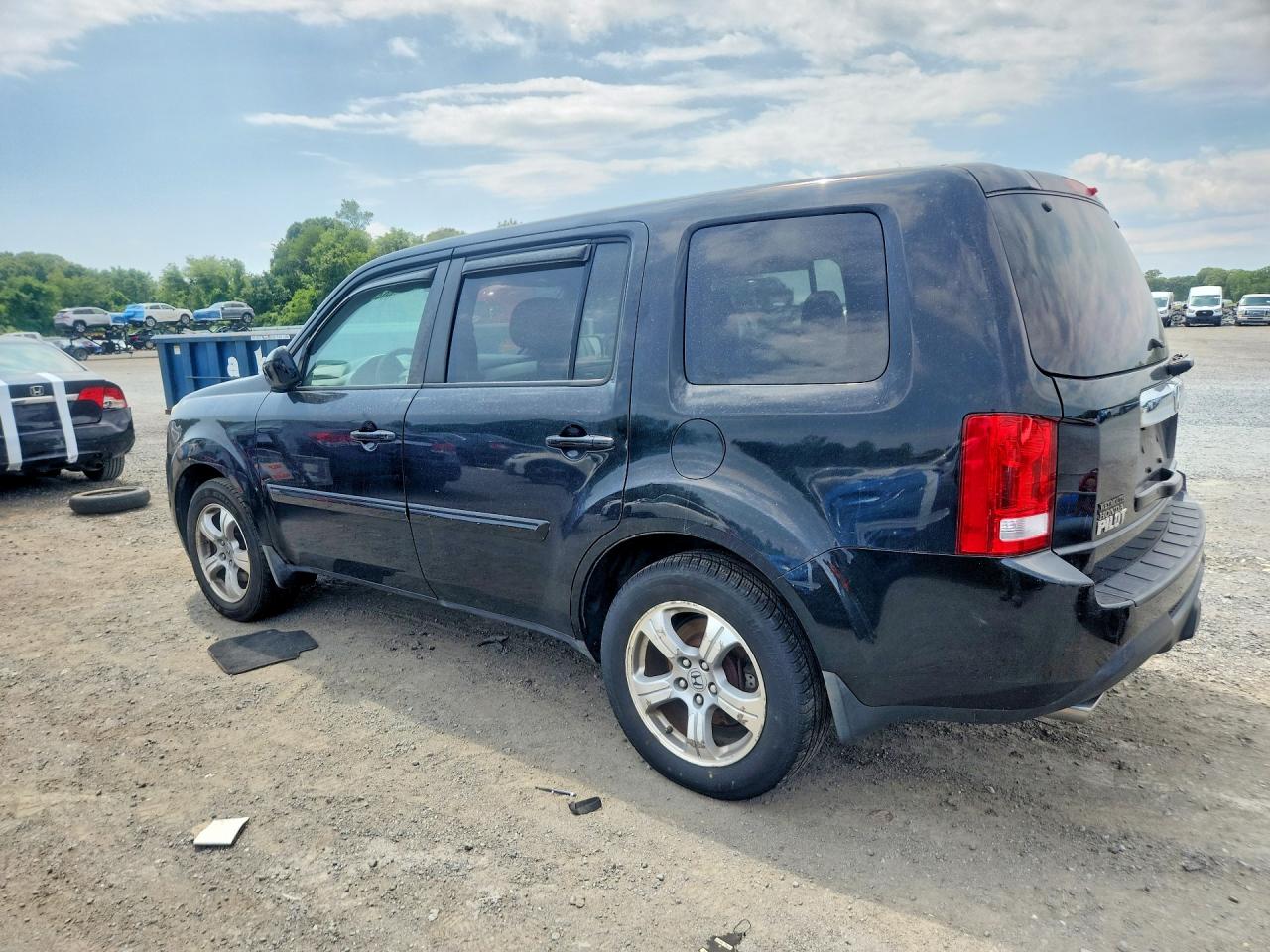 2013 Honda Pilot Ex Black vin: 5FNYF4H49DB037409