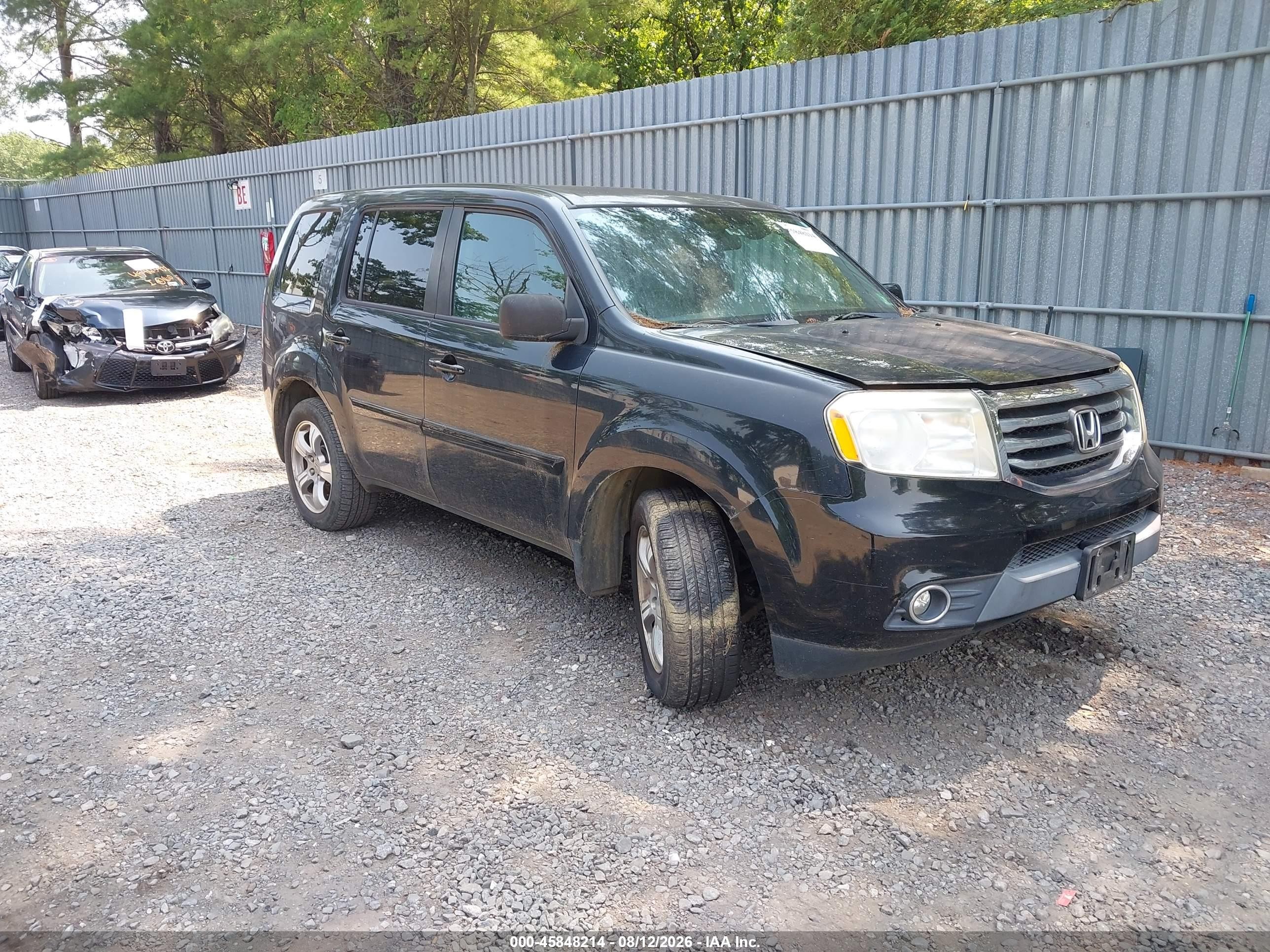 2014 Honda Pilot Ex Black vin: 5FNYF4H49EB031739