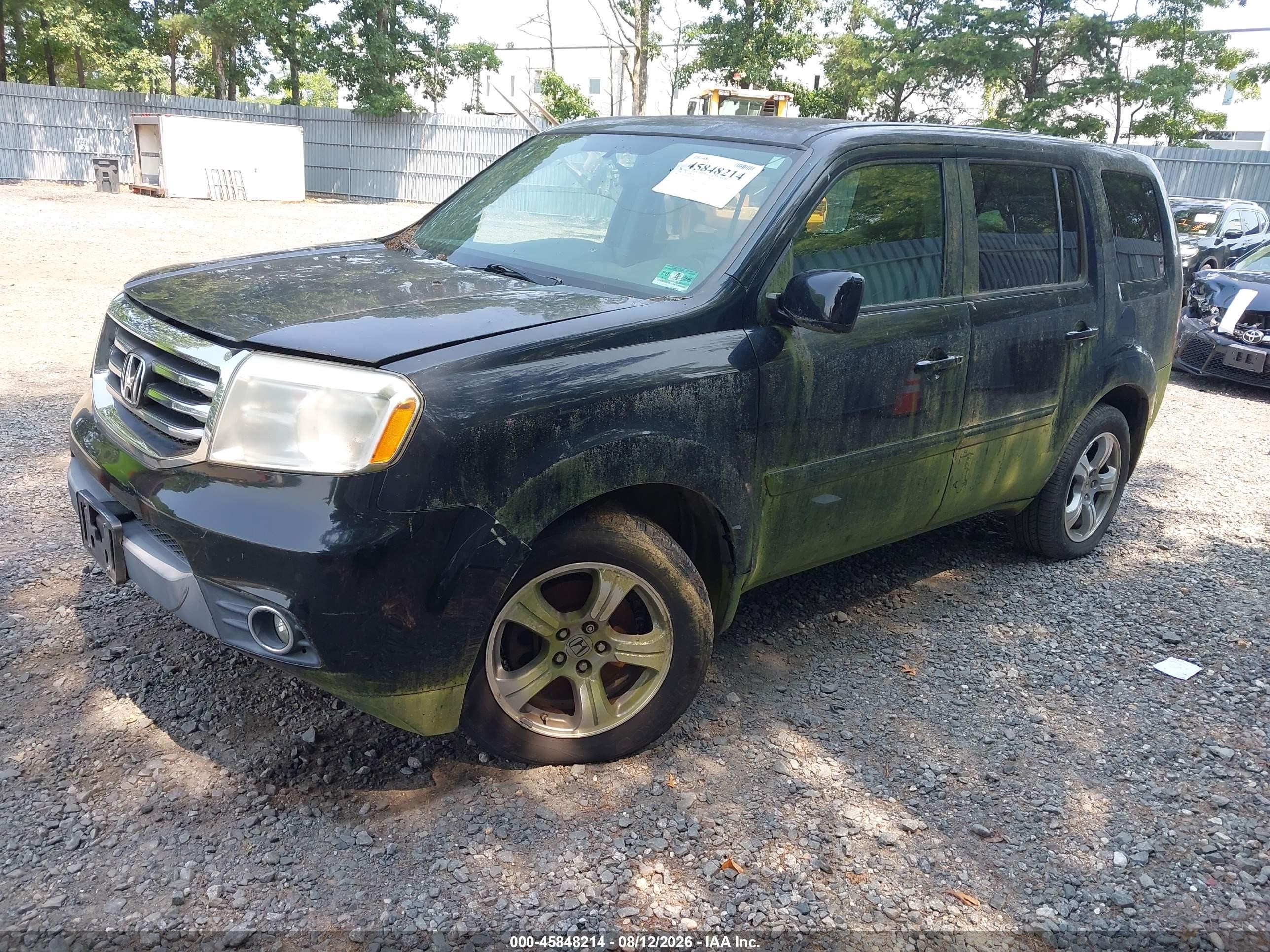 2014 Honda Pilot Ex Black vin: 5FNYF4H49EB031739