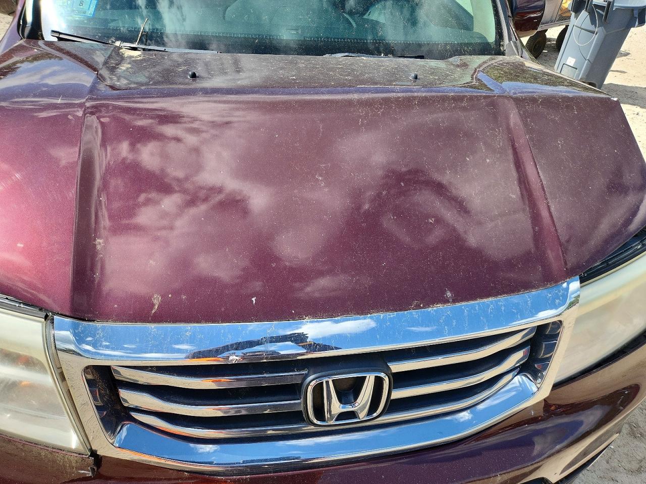 2014 Honda Pilot Ex Brown vin: 5FNYF4H49EB054485
