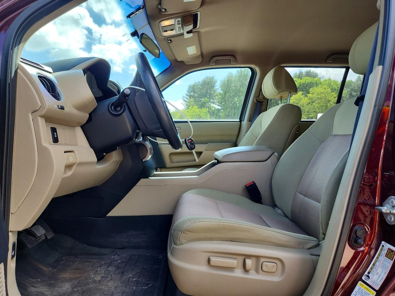 2014 Honda Pilot Ex Brown vin: 5FNYF4H49EB054485