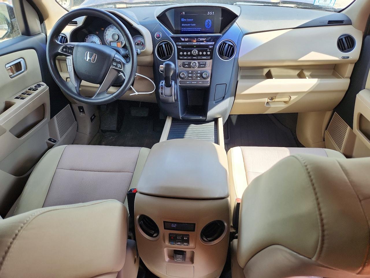 2014 Honda Pilot Ex Brown vin: 5FNYF4H49EB054485