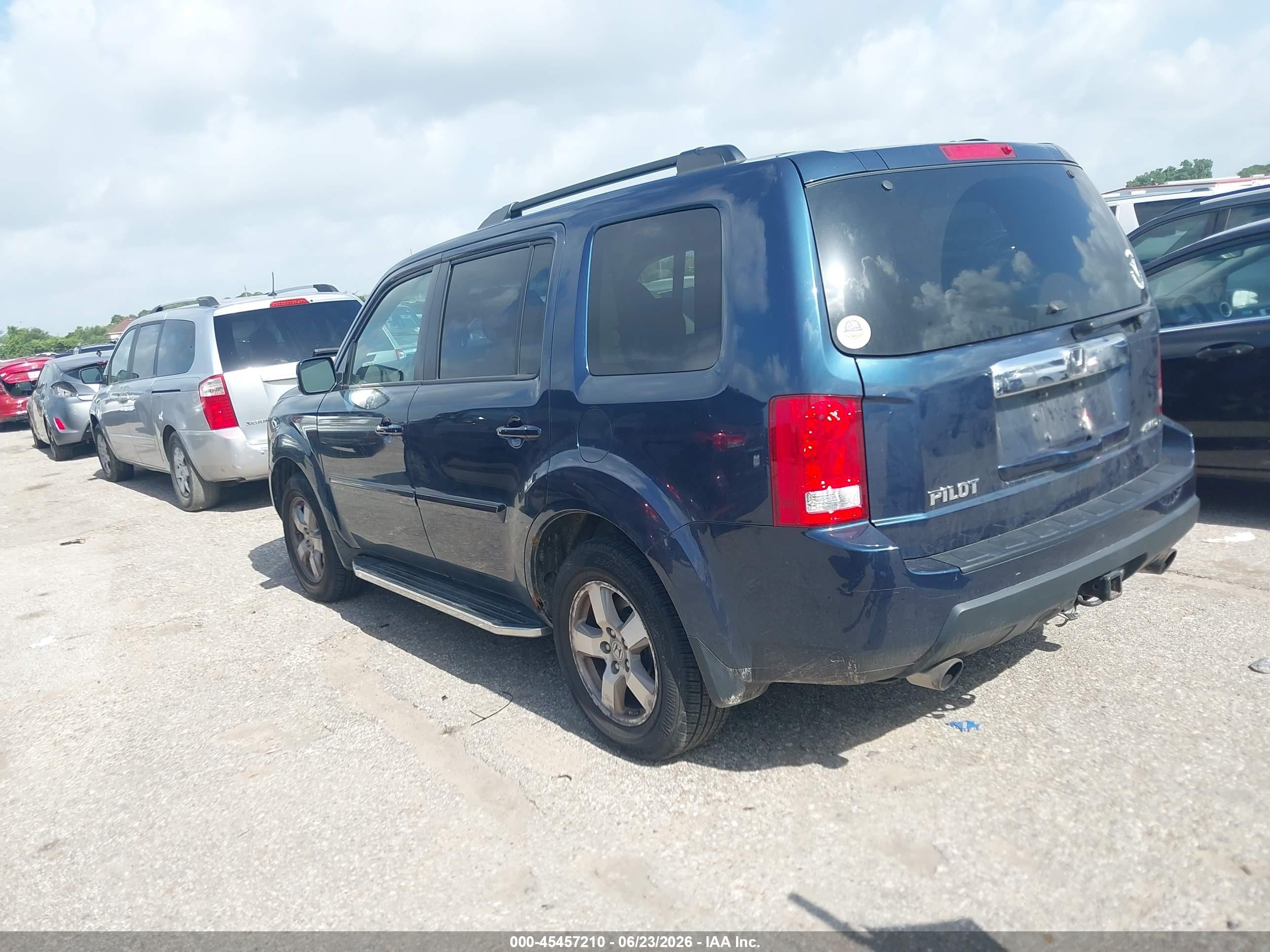 2010 Honda Pilot Ex Blue vin: 5FNYF4H4XAB003930