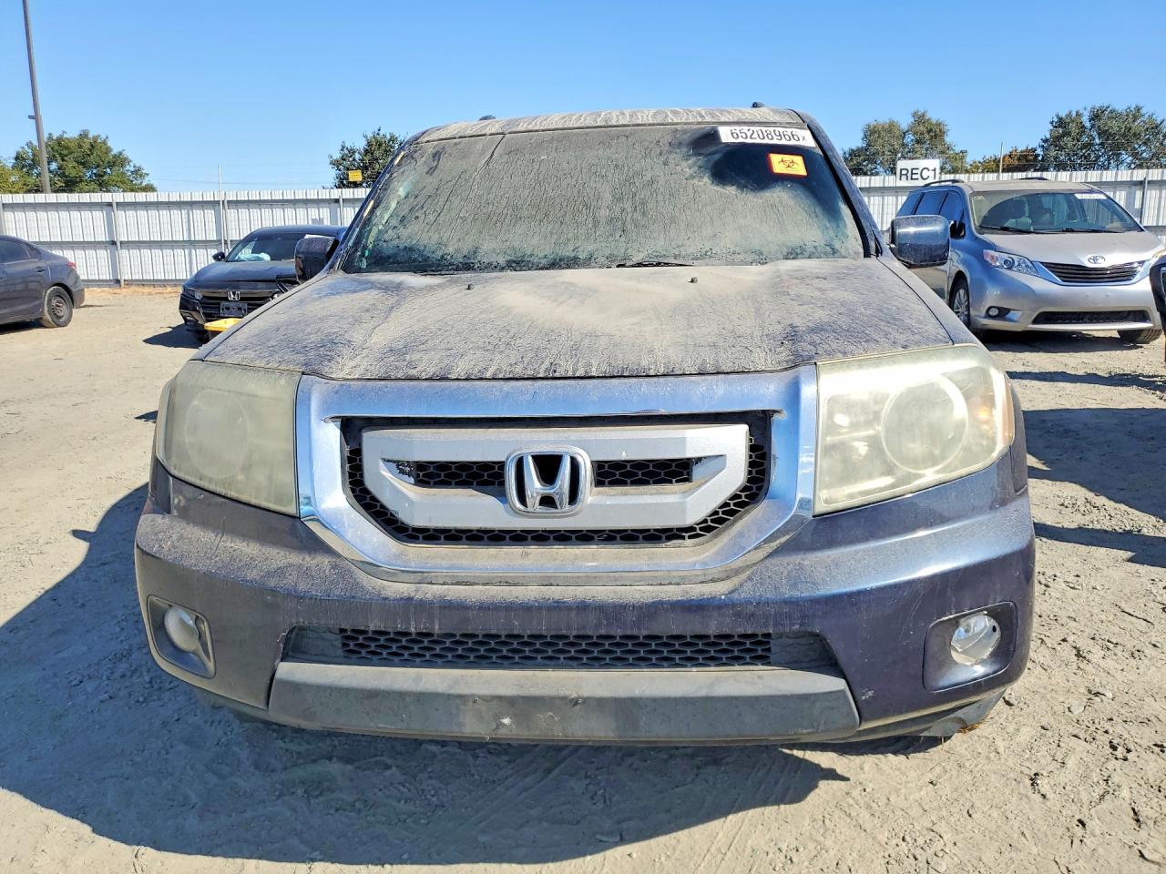 2010 Honda Pilot Ex Blue vin: 5FNYF4H4XAB018170