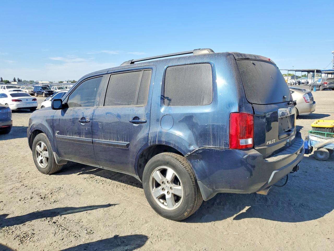 2010 Honda Pilot Ex Blue vin: 5FNYF4H4XAB018170