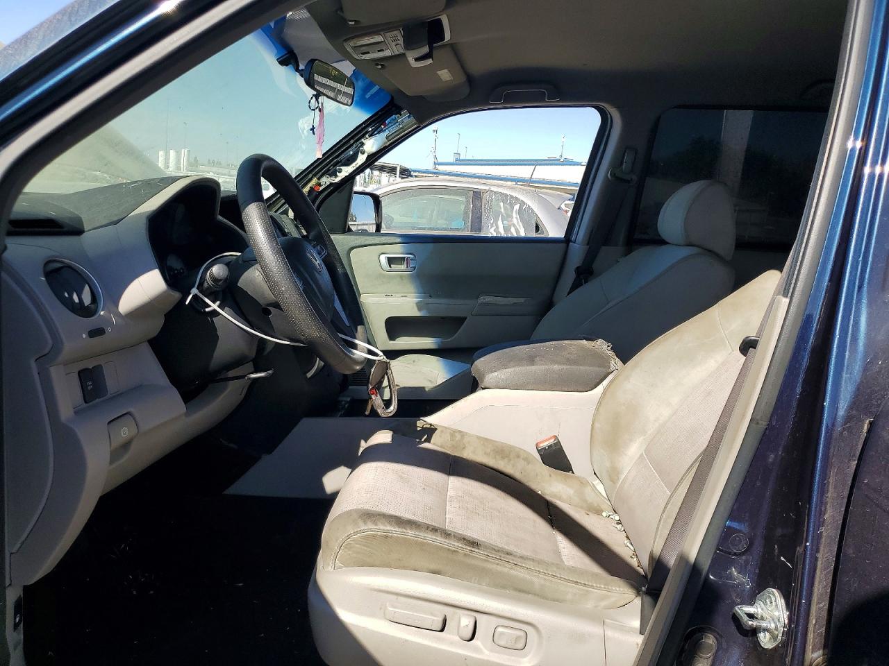 2010 Honda Pilot Ex Blue vin: 5FNYF4H4XAB018170