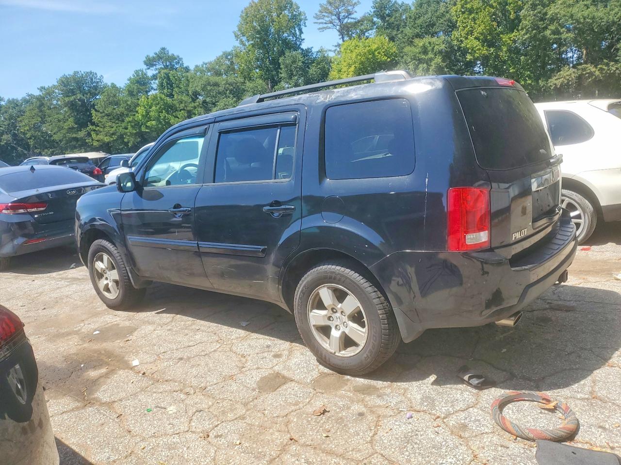 2011 Honda Pilot Ex Black vin: 5FNYF4H4XBB028540