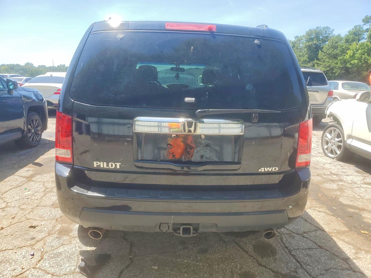 2011 Honda Pilot Ex Black vin: 5FNYF4H4XBB028540