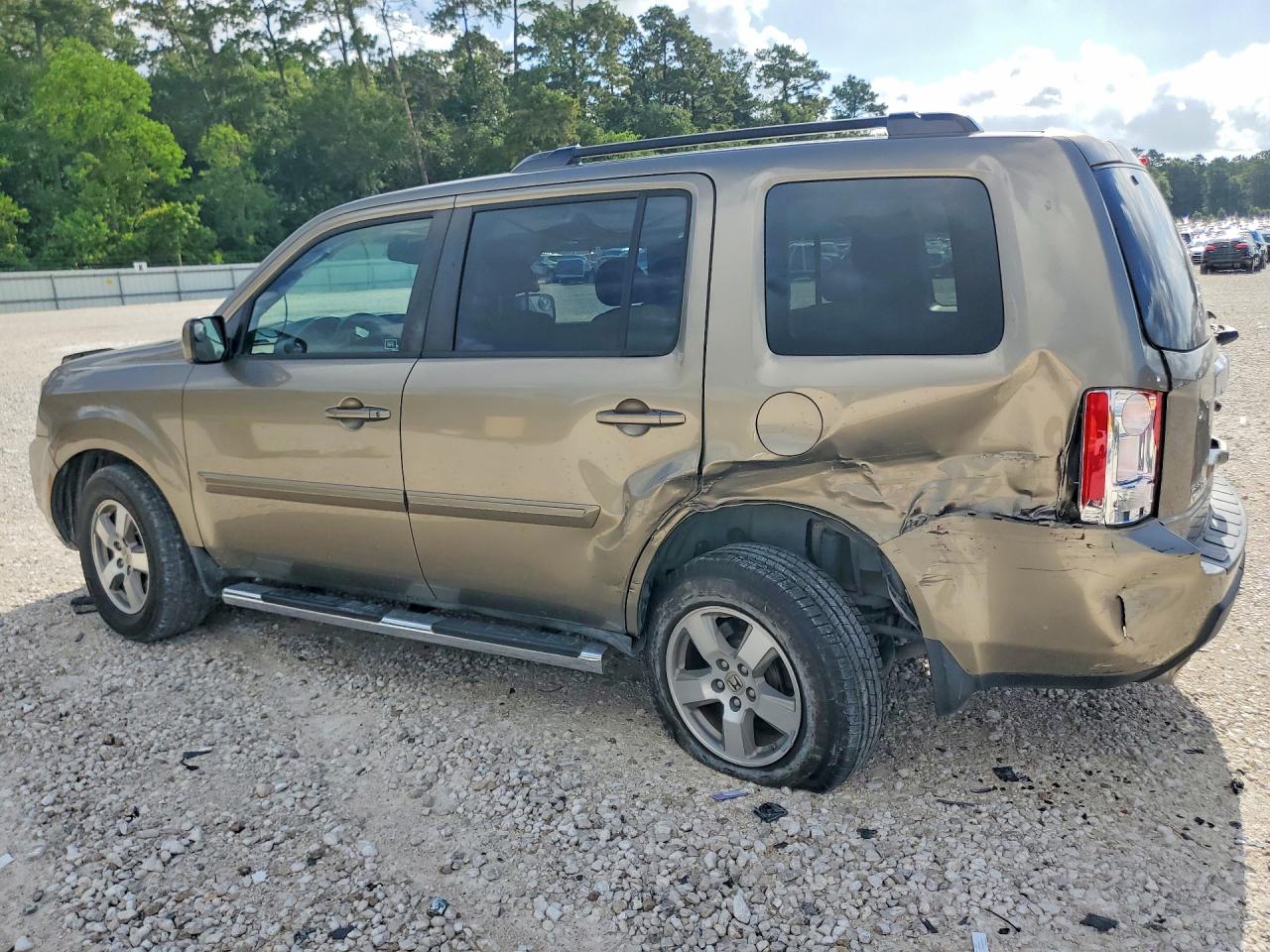 2011 Honda Pilot Ex Beige vin: 5FNYF4H4XBB072781