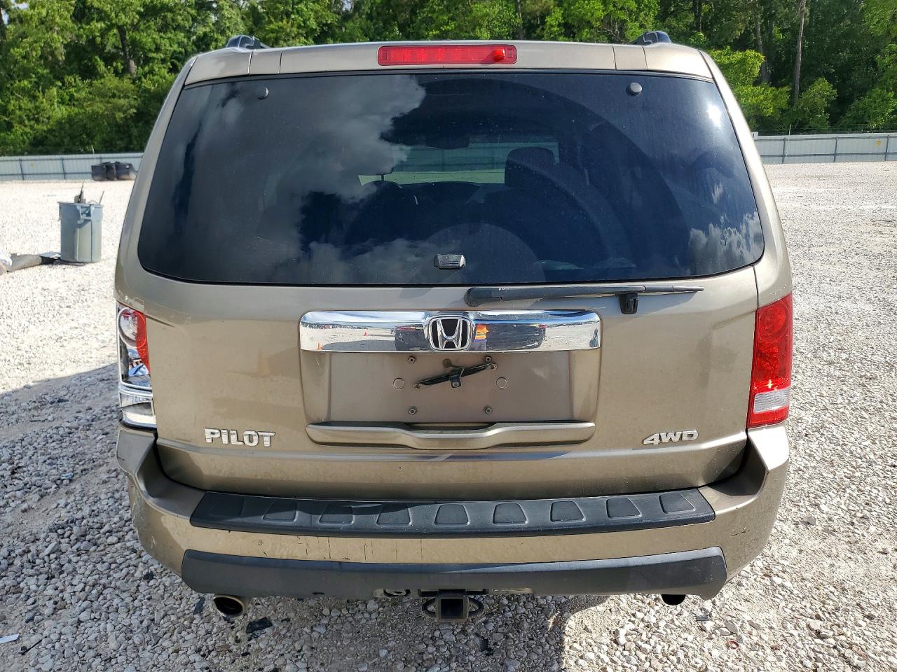2011 Honda Pilot Ex Beige vin: 5FNYF4H4XBB072781