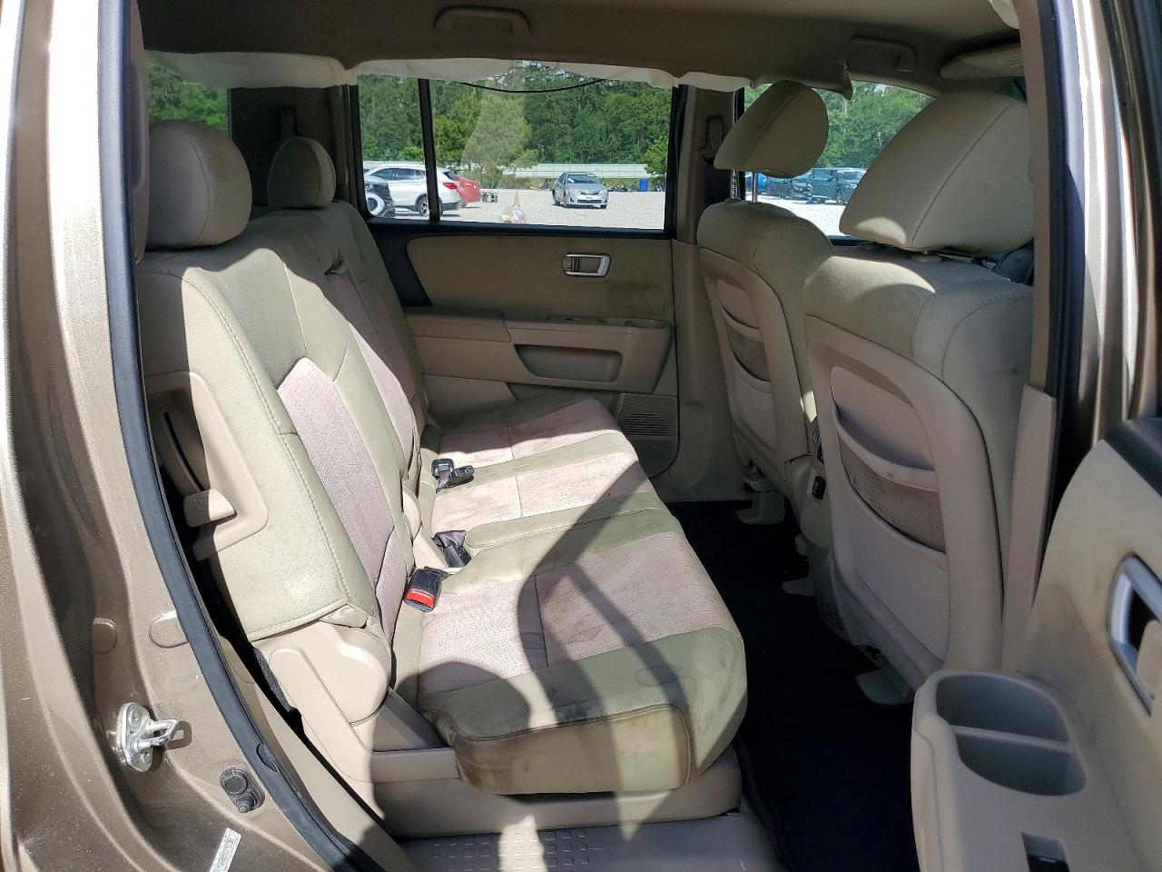 2011 Honda Pilot Ex Beige vin: 5FNYF4H4XBB072781