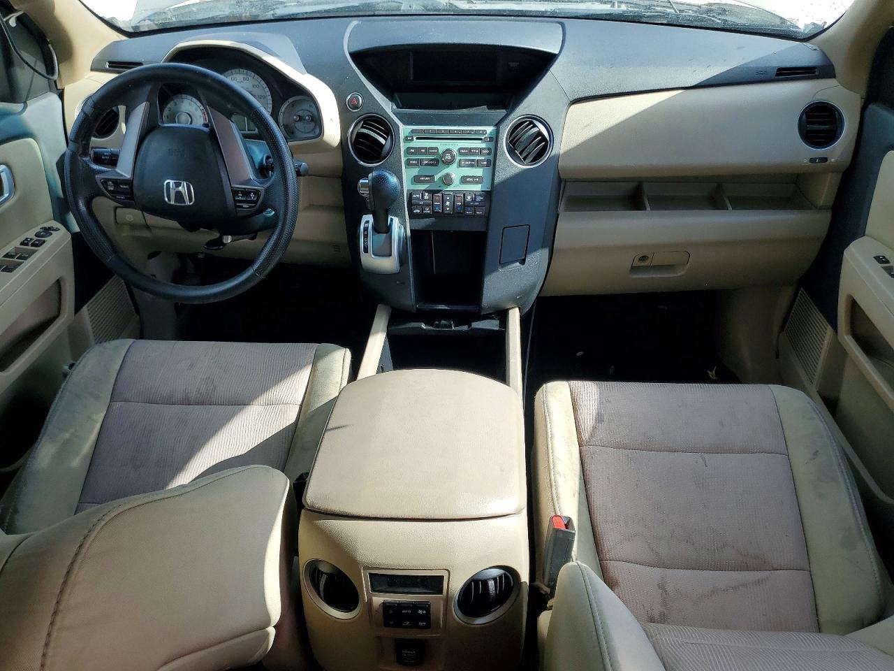 2011 Honda Pilot Ex Beige vin: 5FNYF4H4XBB072781