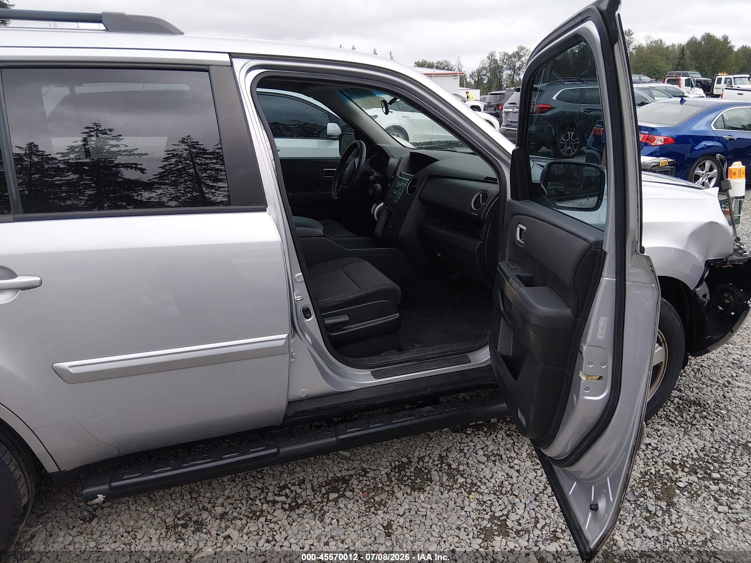 2011 Honda Pilot Ex Серебряный vin: 5FNYF4H4XBB075065