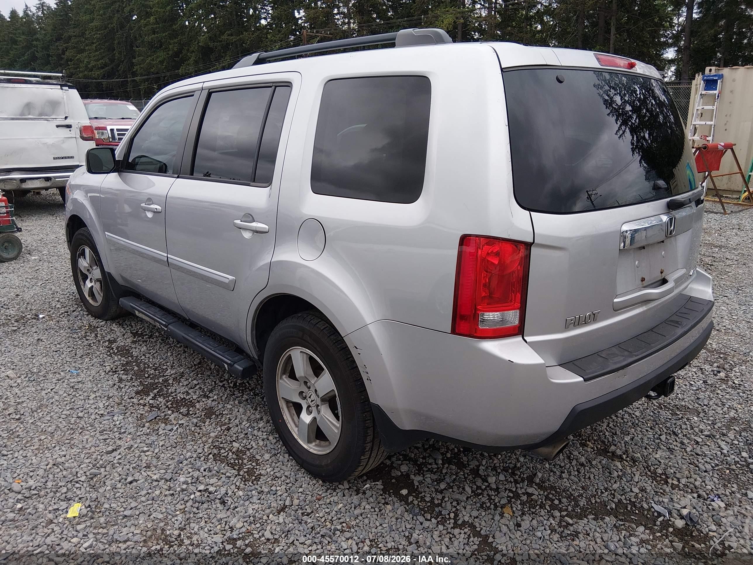 2011 Honda Pilot Ex Серебряный vin: 5FNYF4H4XBB075065