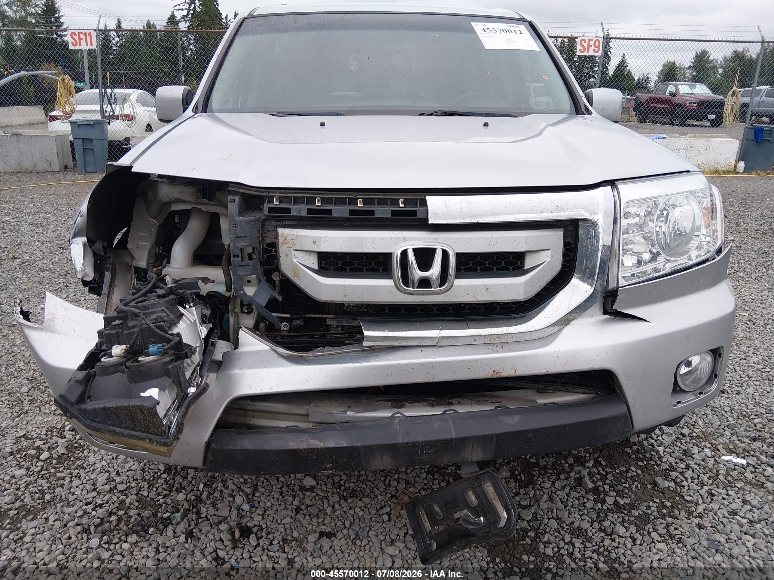 2011 Honda Pilot Ex Серебряный vin: 5FNYF4H4XBB075065