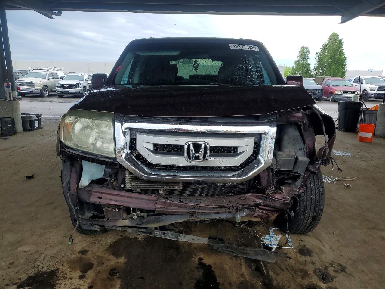 2011 Honda Pilot Ex Brown vin: 5FNYF4H4XBB090259