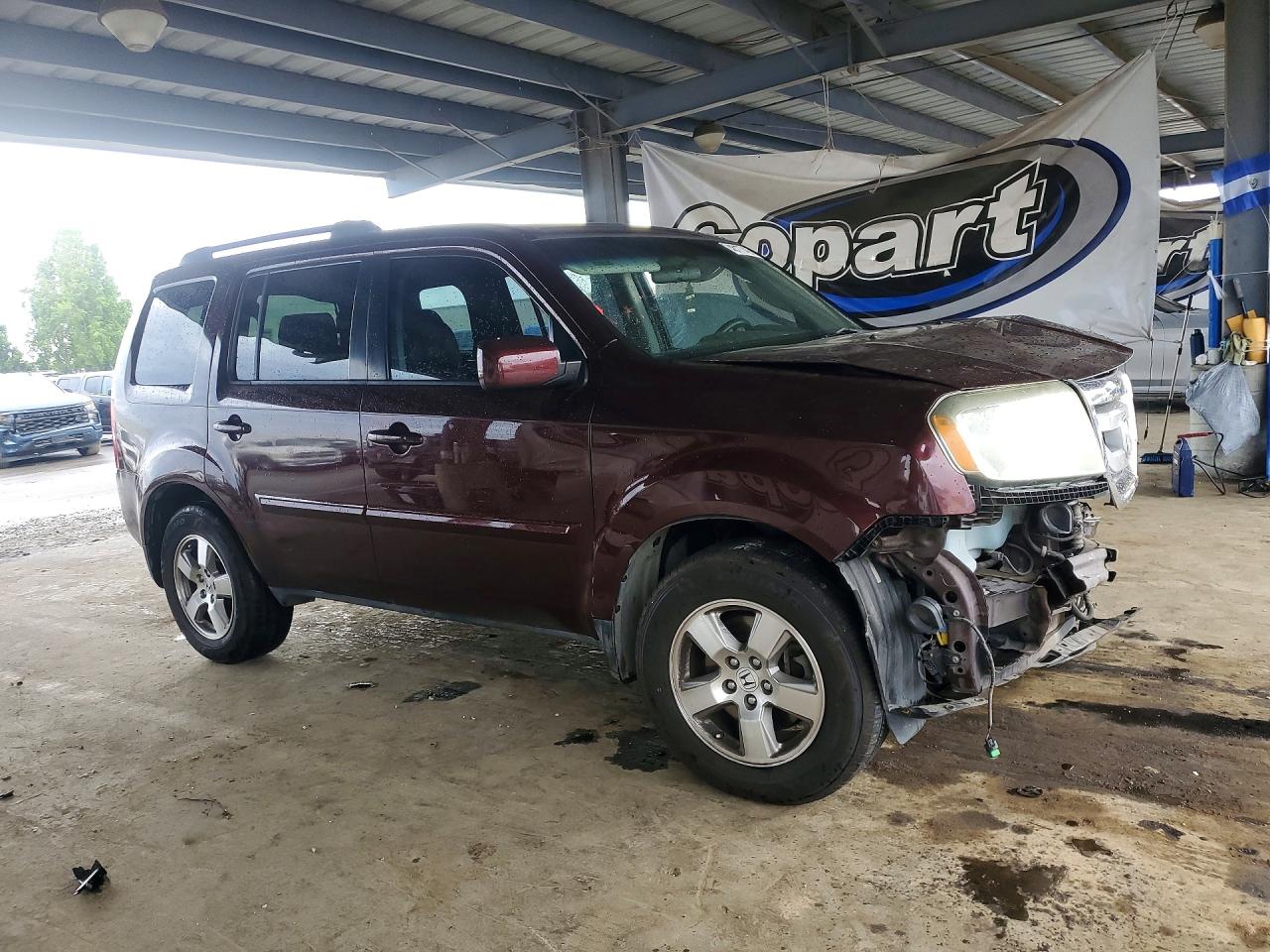 2011 Honda Pilot Ex Brown vin: 5FNYF4H4XBB090259