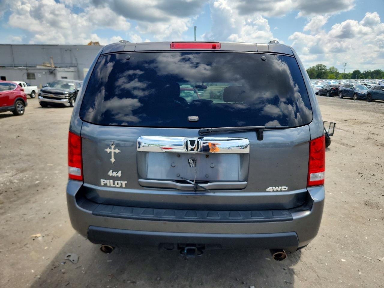 2011 Honda Pilot Ex Gray vin: 5FNYF4H4XBB098720