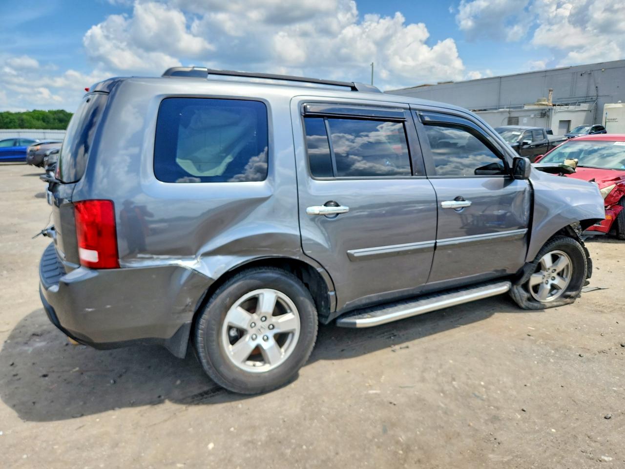 2011 Honda Pilot Ex Gray vin: 5FNYF4H4XBB098720
