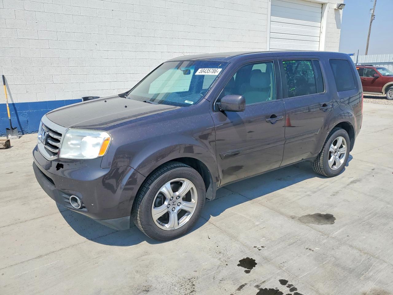 2012 Honda Pilot Ex Gray vin: 5FNYF4H4XCB006426