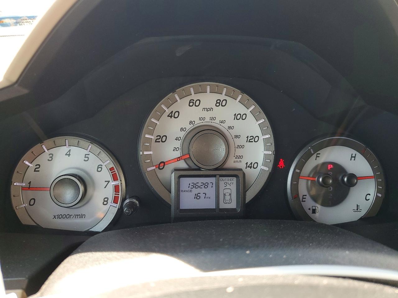 2012 Honda Pilot Ex Gray vin: 5FNYF4H4XCB006426