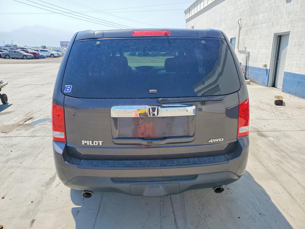 2012 Honda Pilot Ex Gray vin: 5FNYF4H4XCB006426