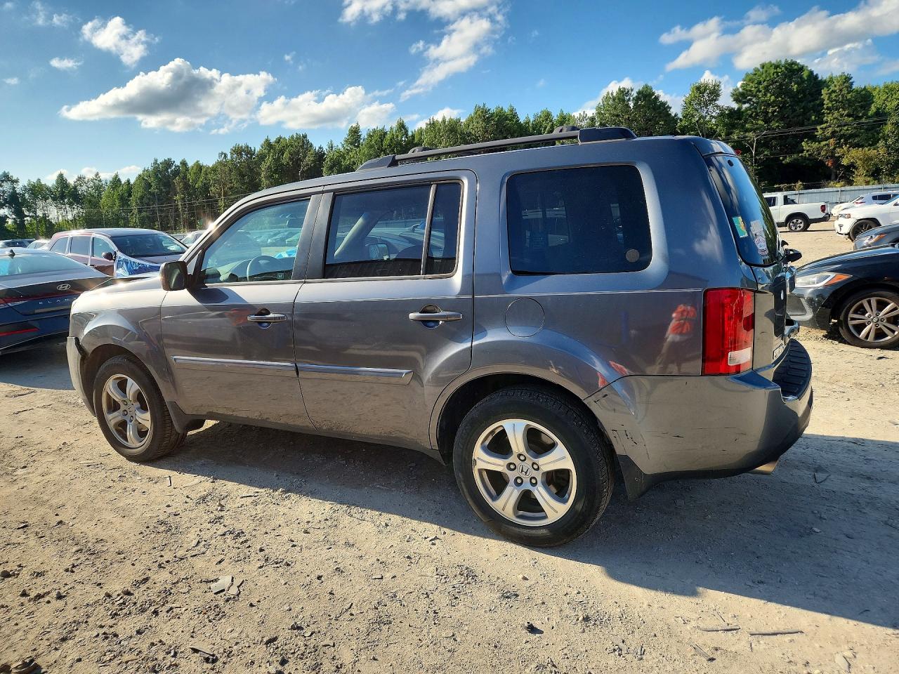 2012 Honda Pilot Ex Серый vin: 5FNYF4H4XCB050734