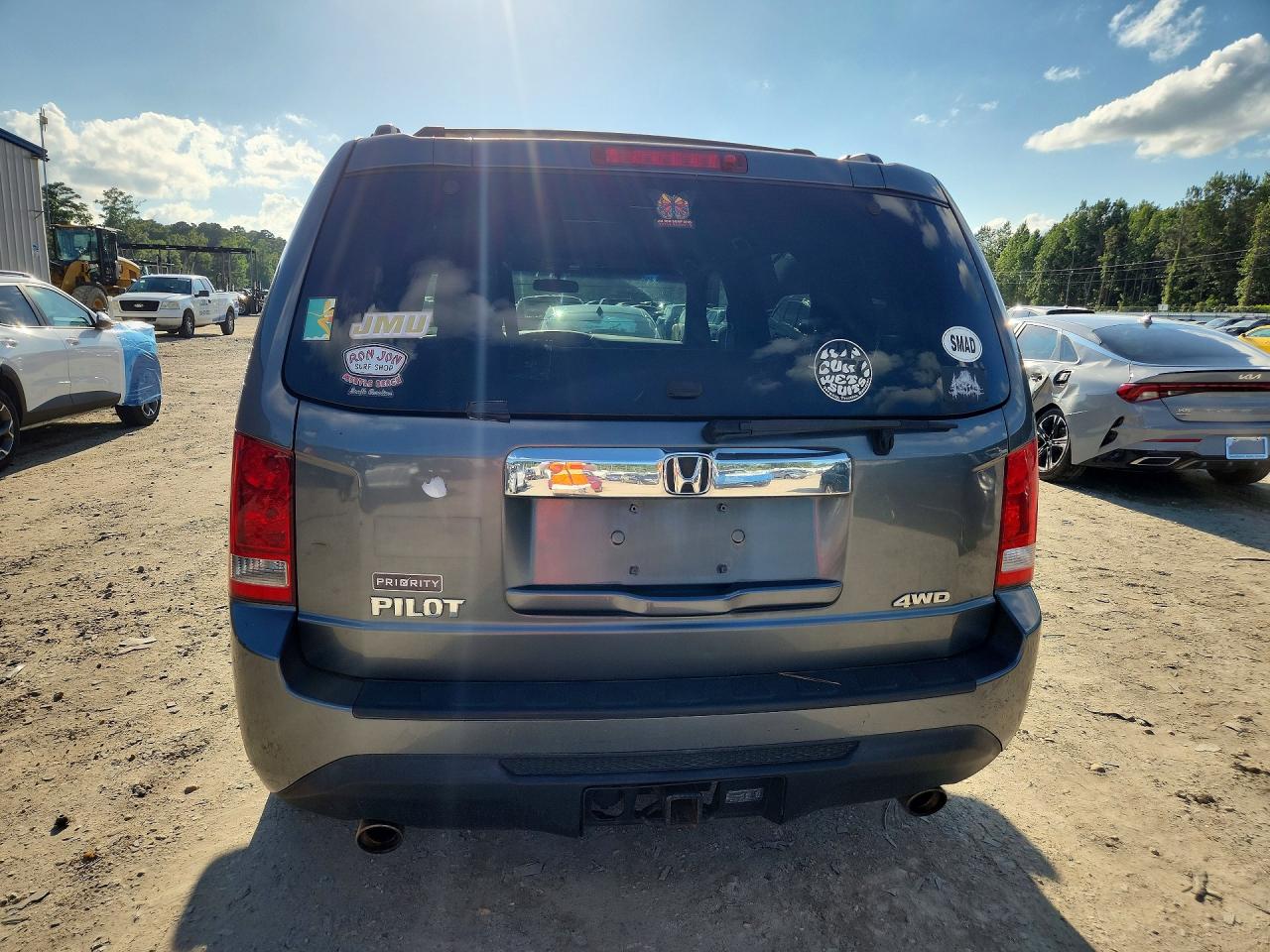 2012 Honda Pilot Ex Серый vin: 5FNYF4H4XCB050734