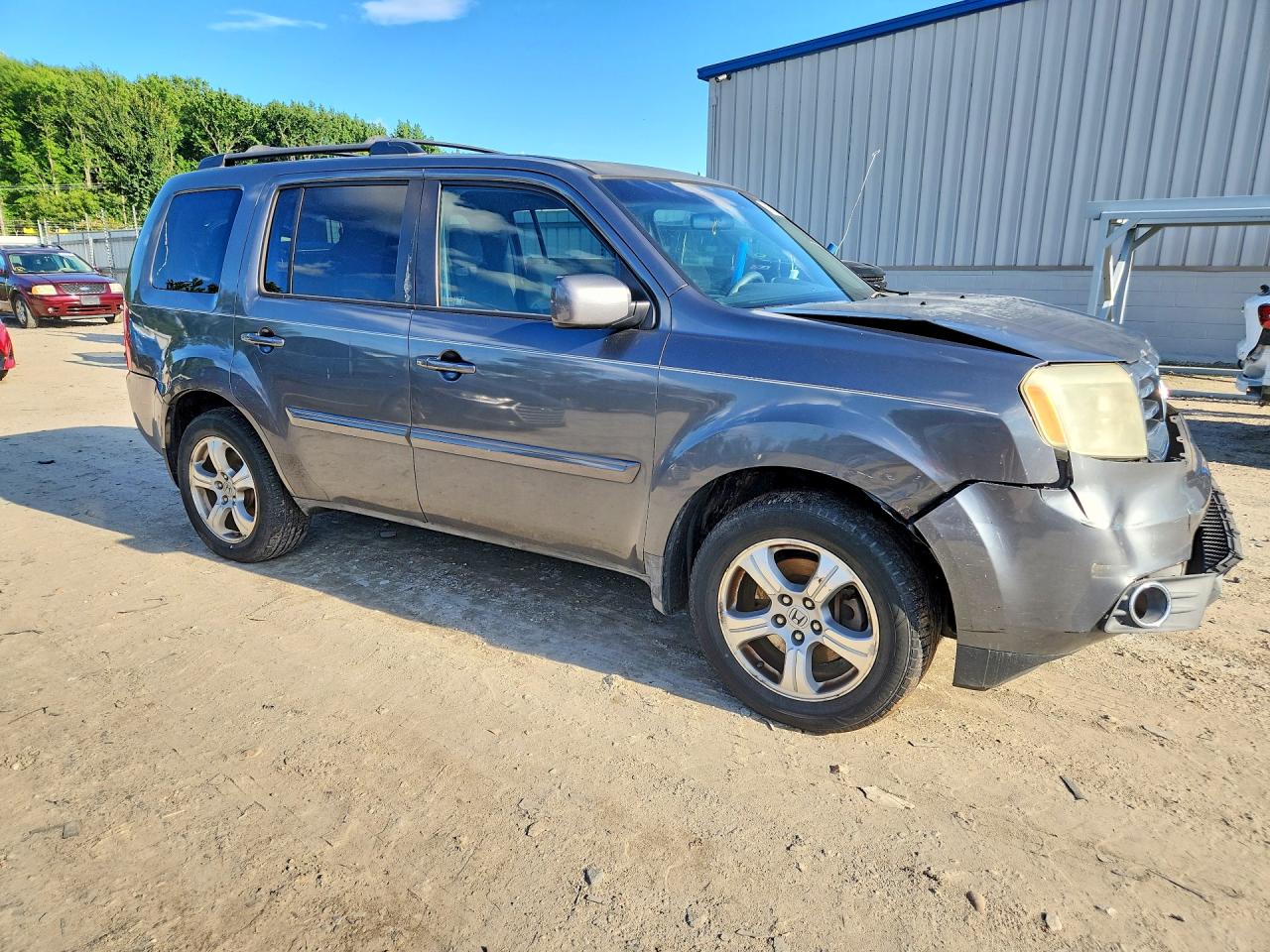 2012 Honda Pilot Ex Серый vin: 5FNYF4H4XCB050734