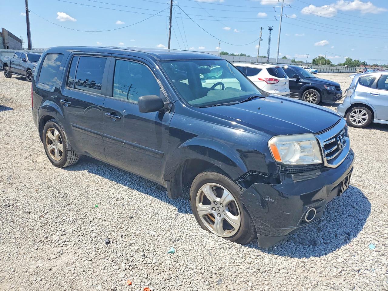 2013 Honda Pilot Ex Black vin: 5FNYF4H4XDB003320