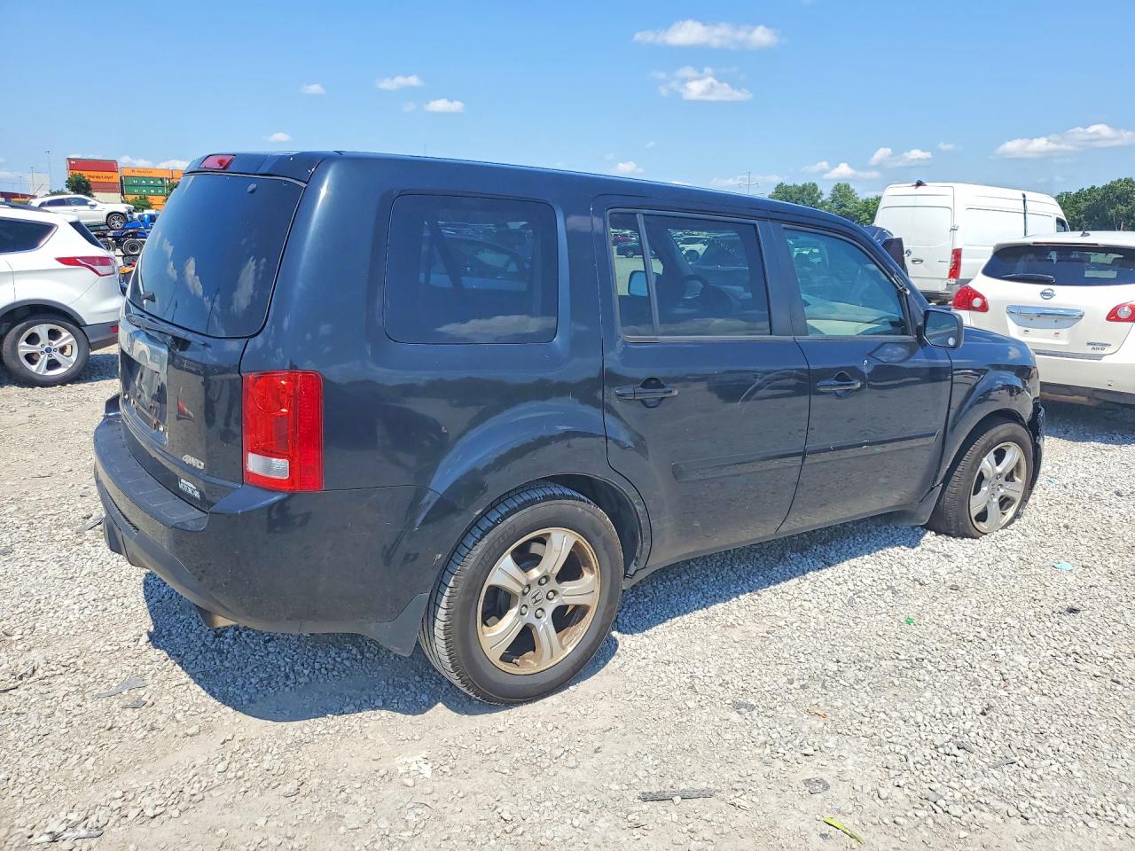 2013 Honda Pilot Ex Black vin: 5FNYF4H4XDB003320