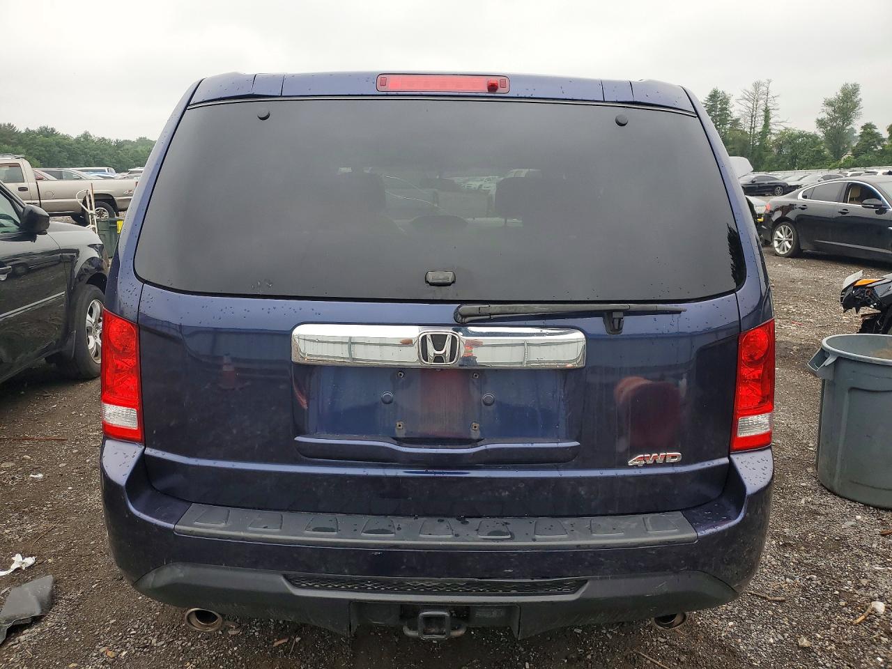 2013 Honda Pilot Ex Blue vin: 5FNYF4H4XDB030243
