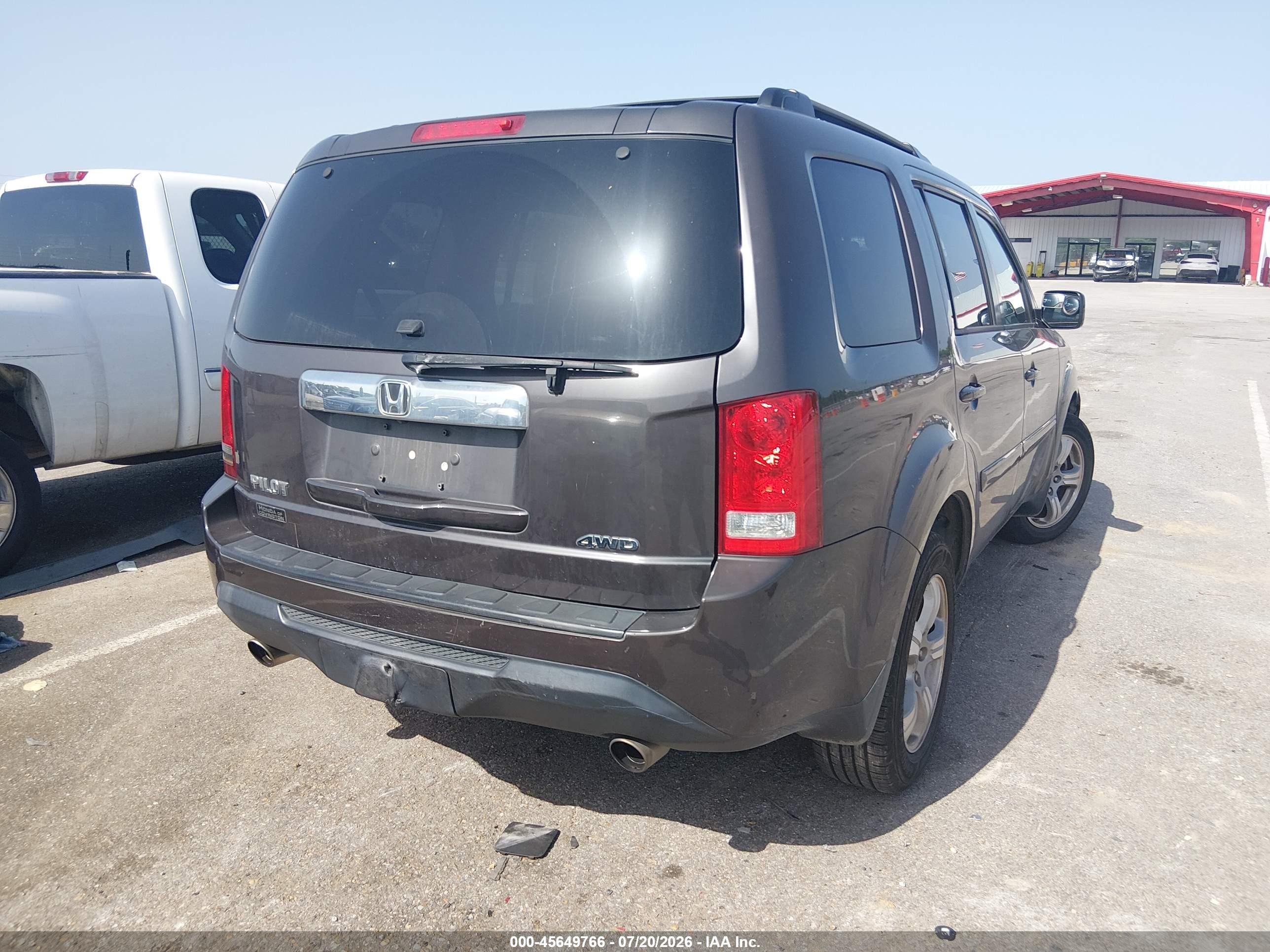 2014 Honda Pilot Ex Серый vin: 5FNYF4H4XEB053717