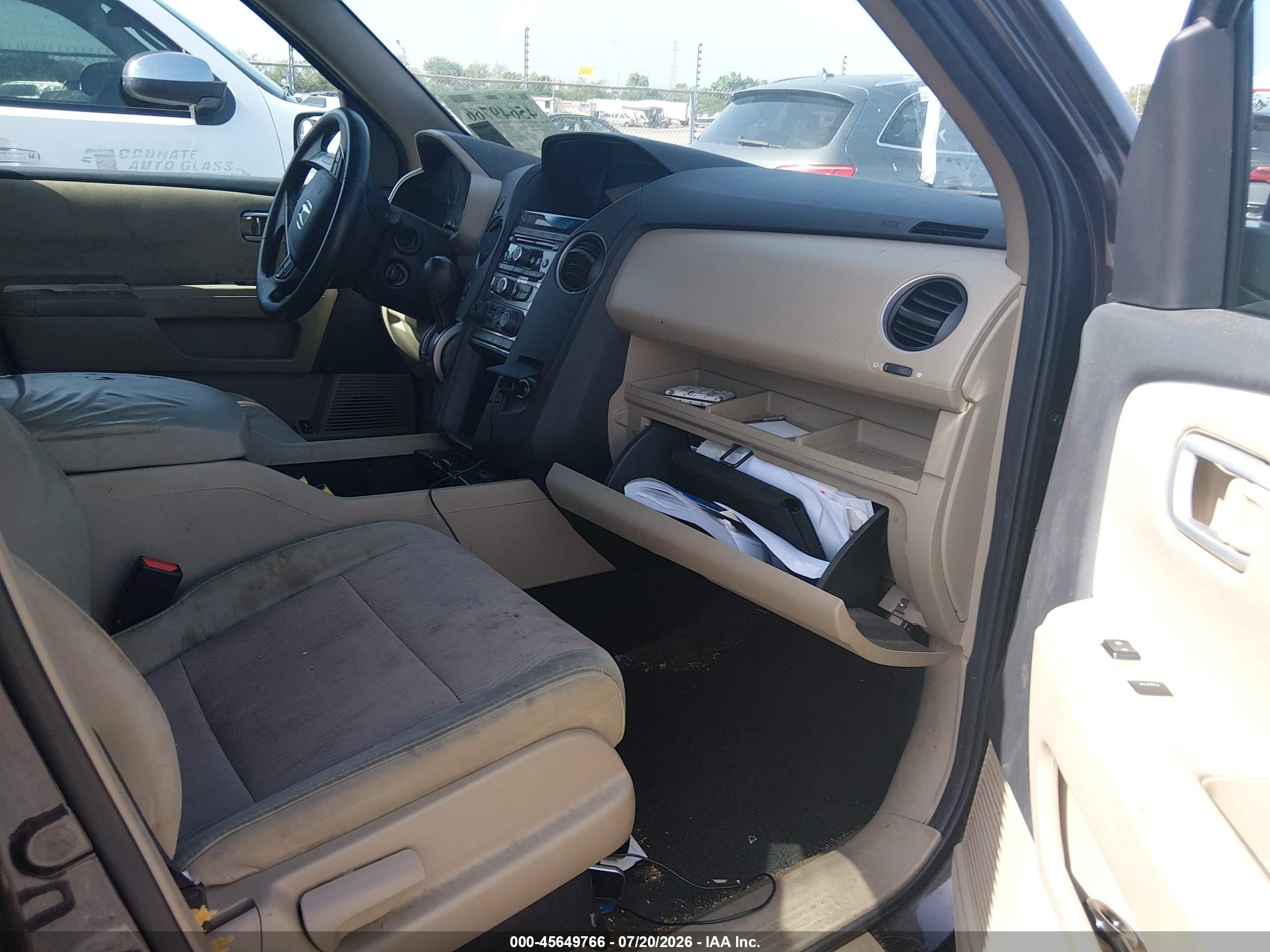 2014 Honda Pilot Ex Серый vin: 5FNYF4H4XEB053717