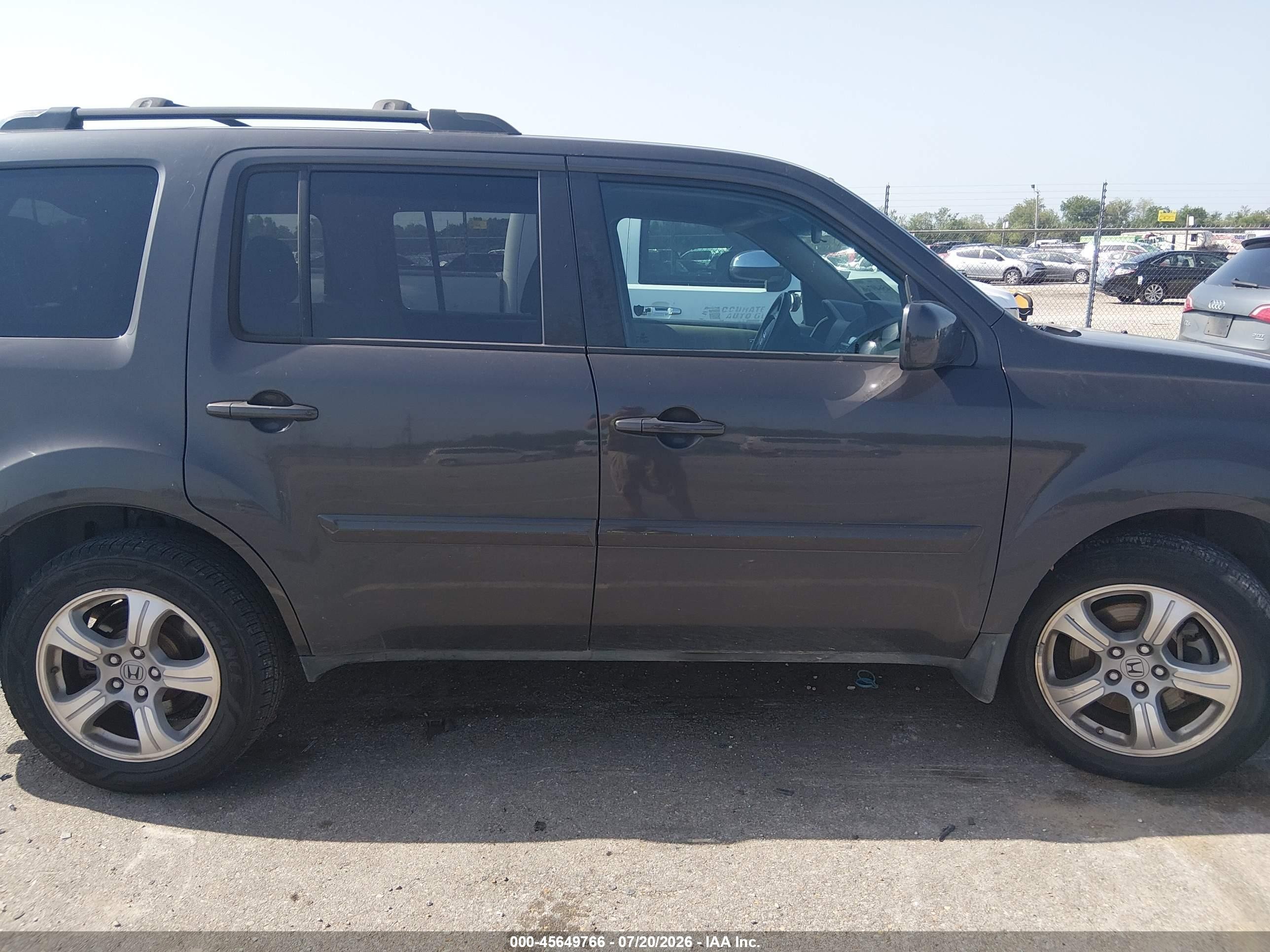 2014 Honda Pilot Ex Серый vin: 5FNYF4H4XEB053717