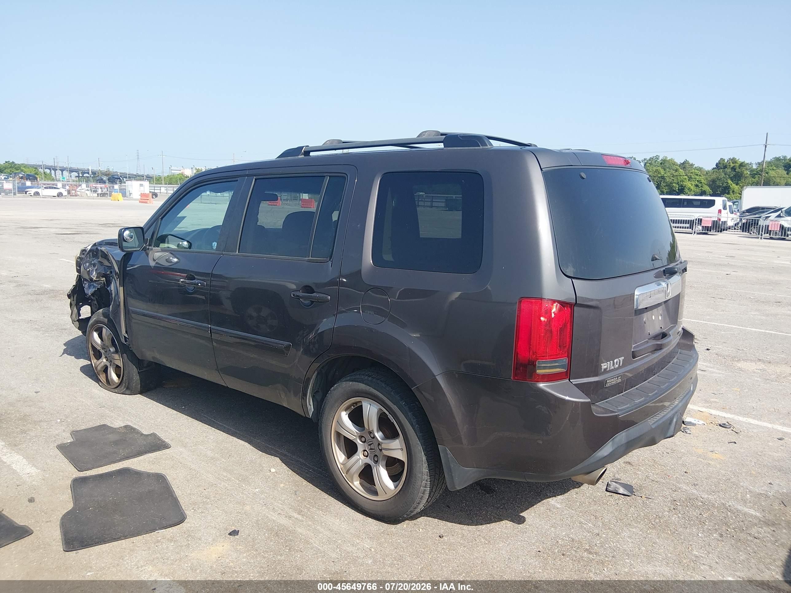2014 Honda Pilot Ex Серый vin: 5FNYF4H4XEB053717