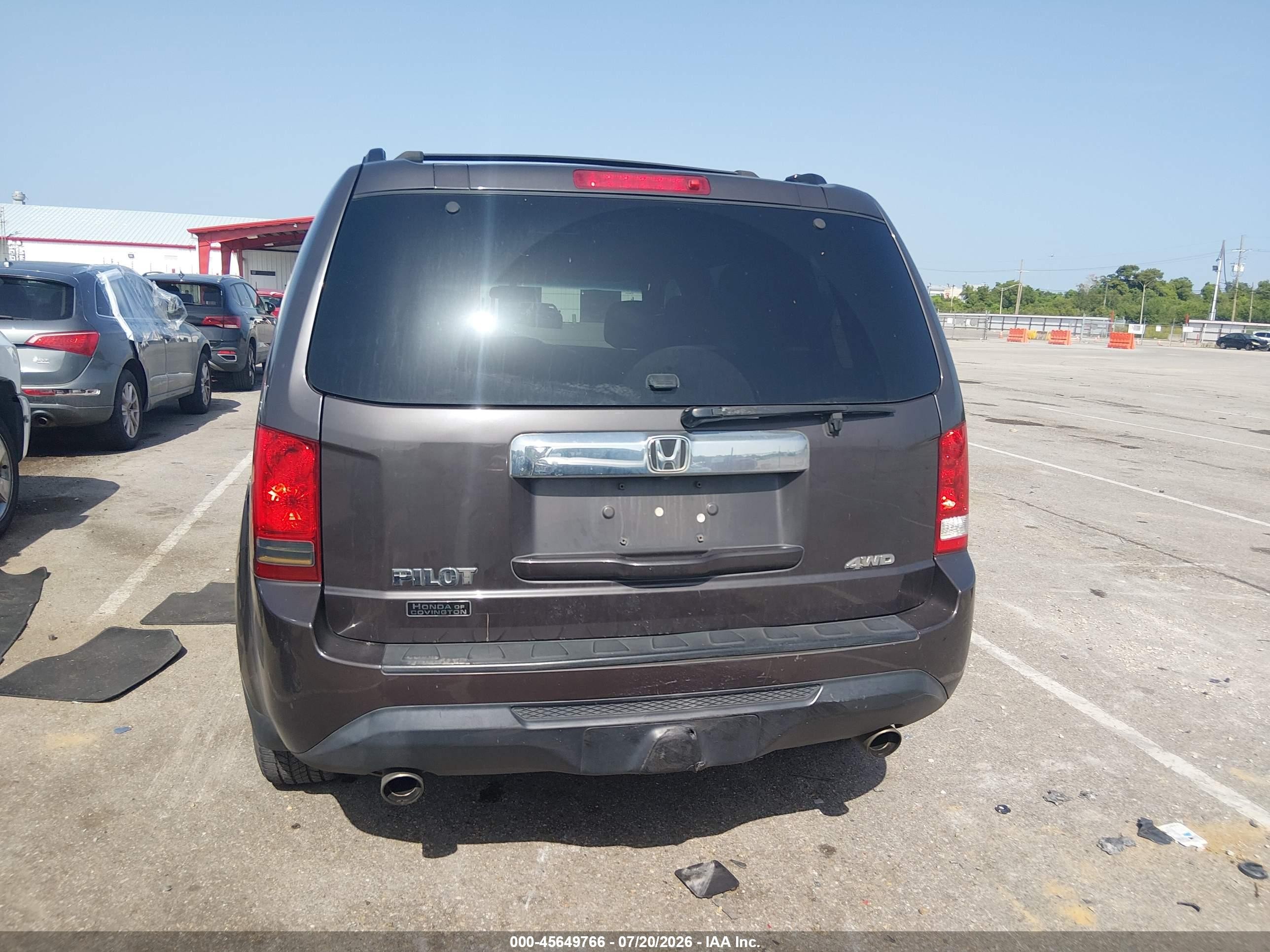 2014 Honda Pilot Ex Серый vin: 5FNYF4H4XEB053717